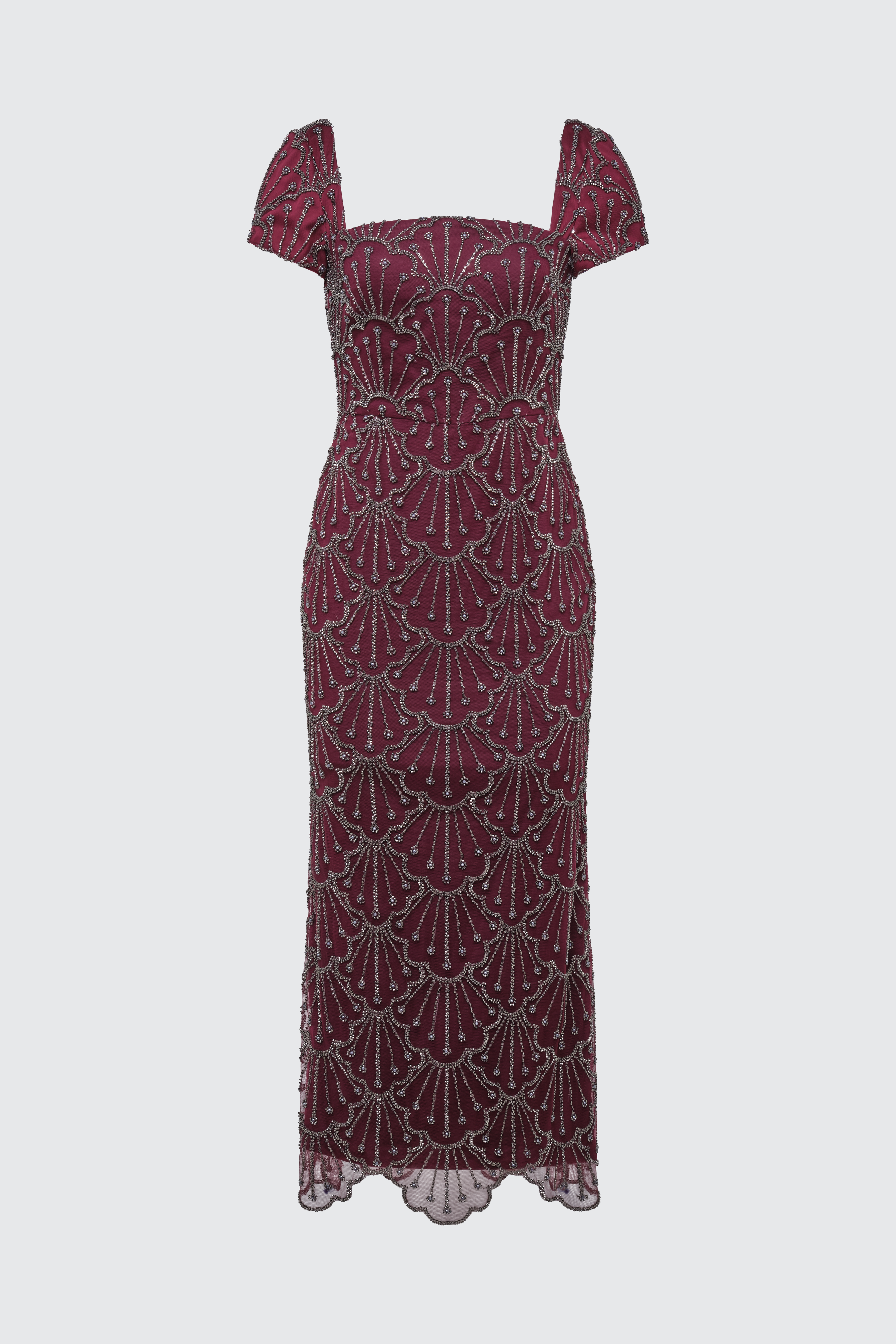 Serena Beaded Cocktail Dress