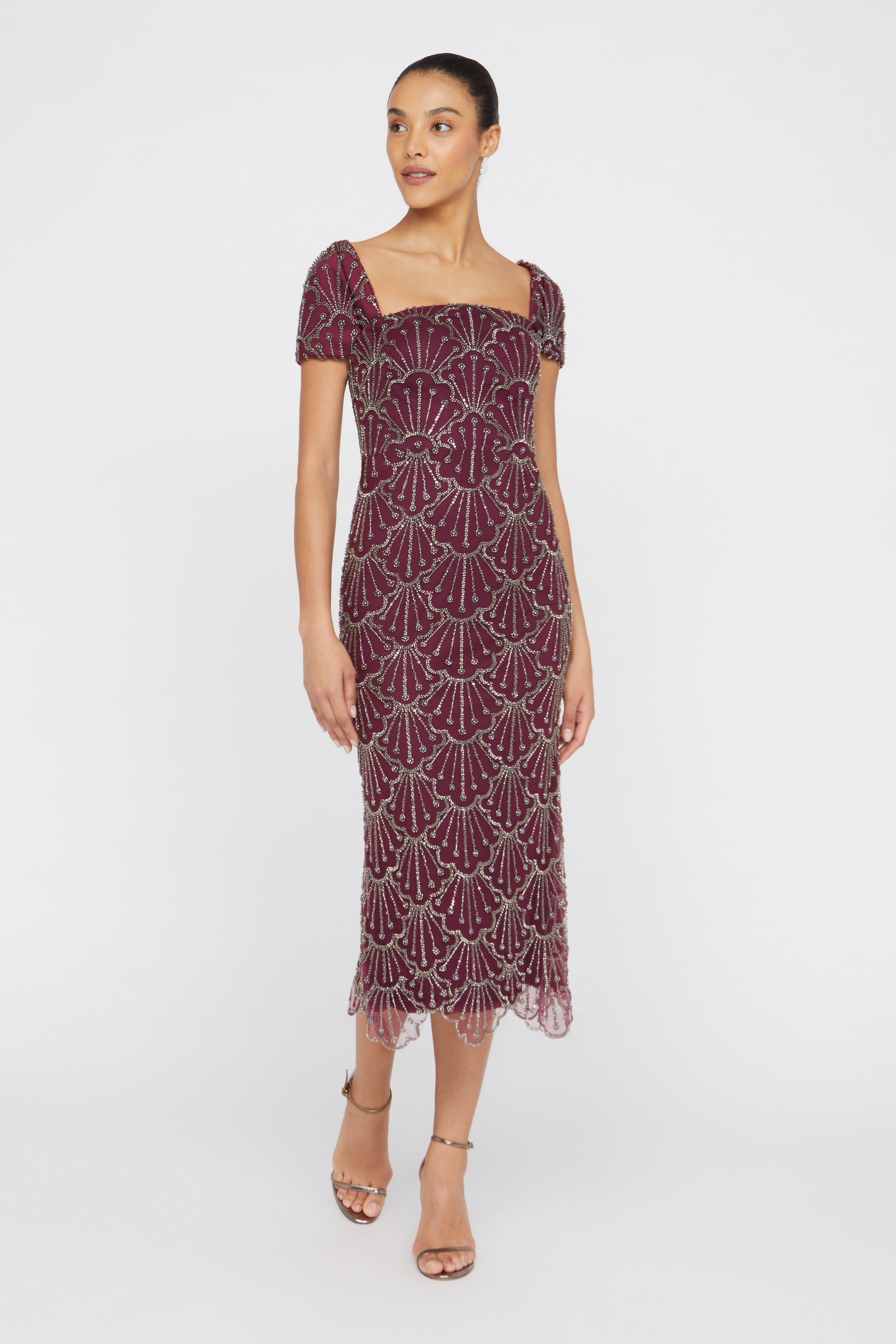 Serena Beaded Cocktail Dress THEIA Serena Beaded Cocktail Dress THEIA