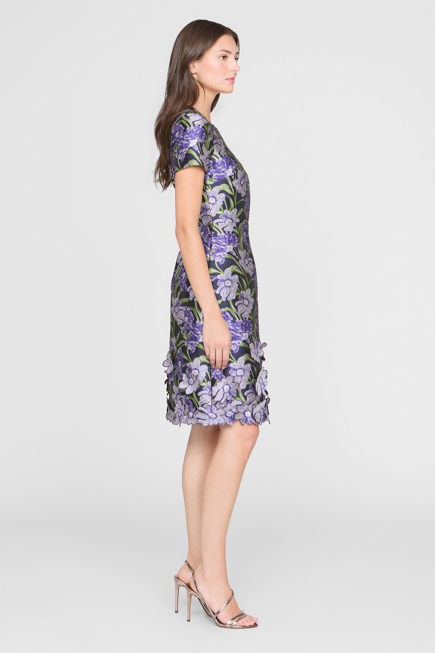 Serenza Jacquard Dress – THEIA