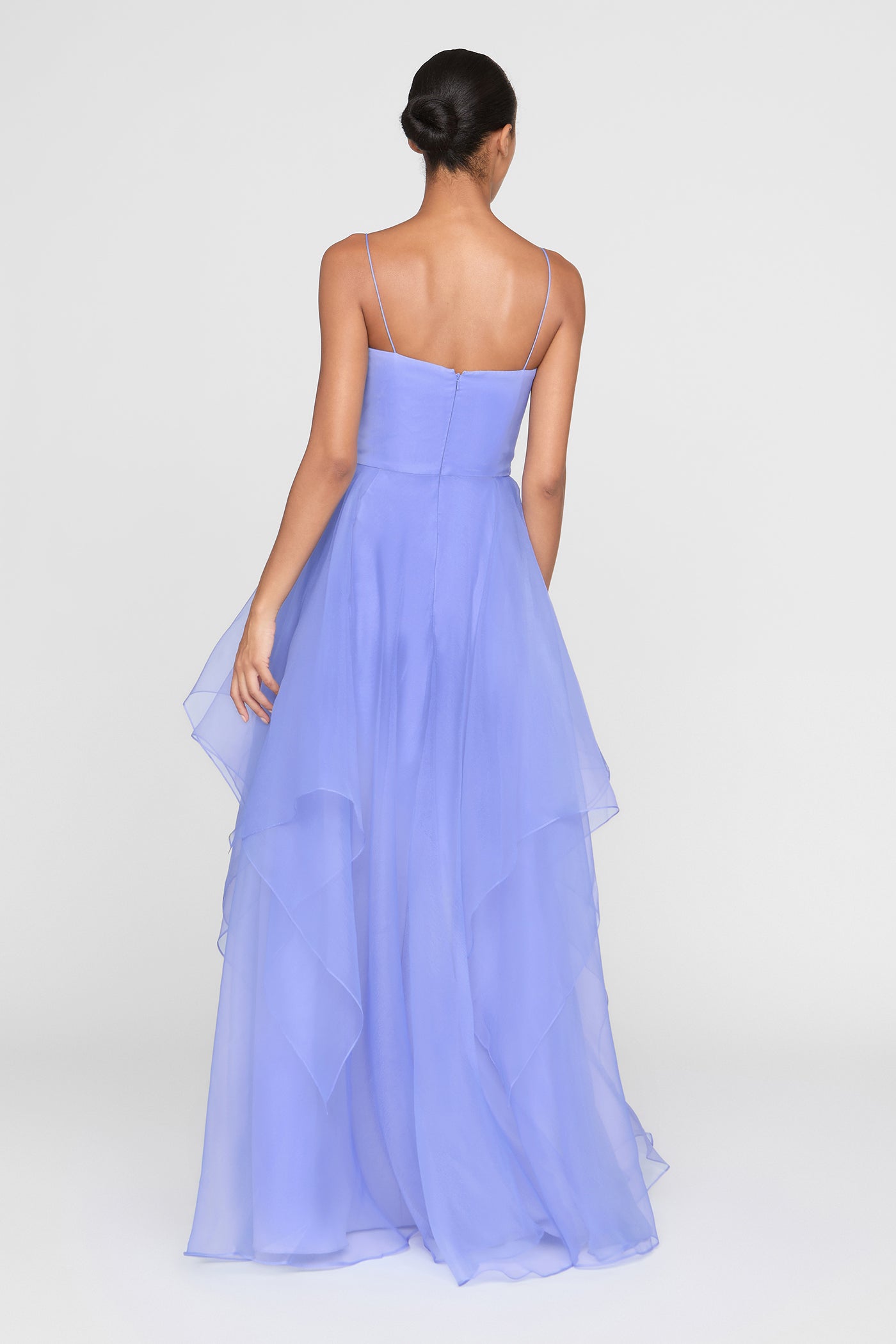 Adessia Strapless Tiered Gown