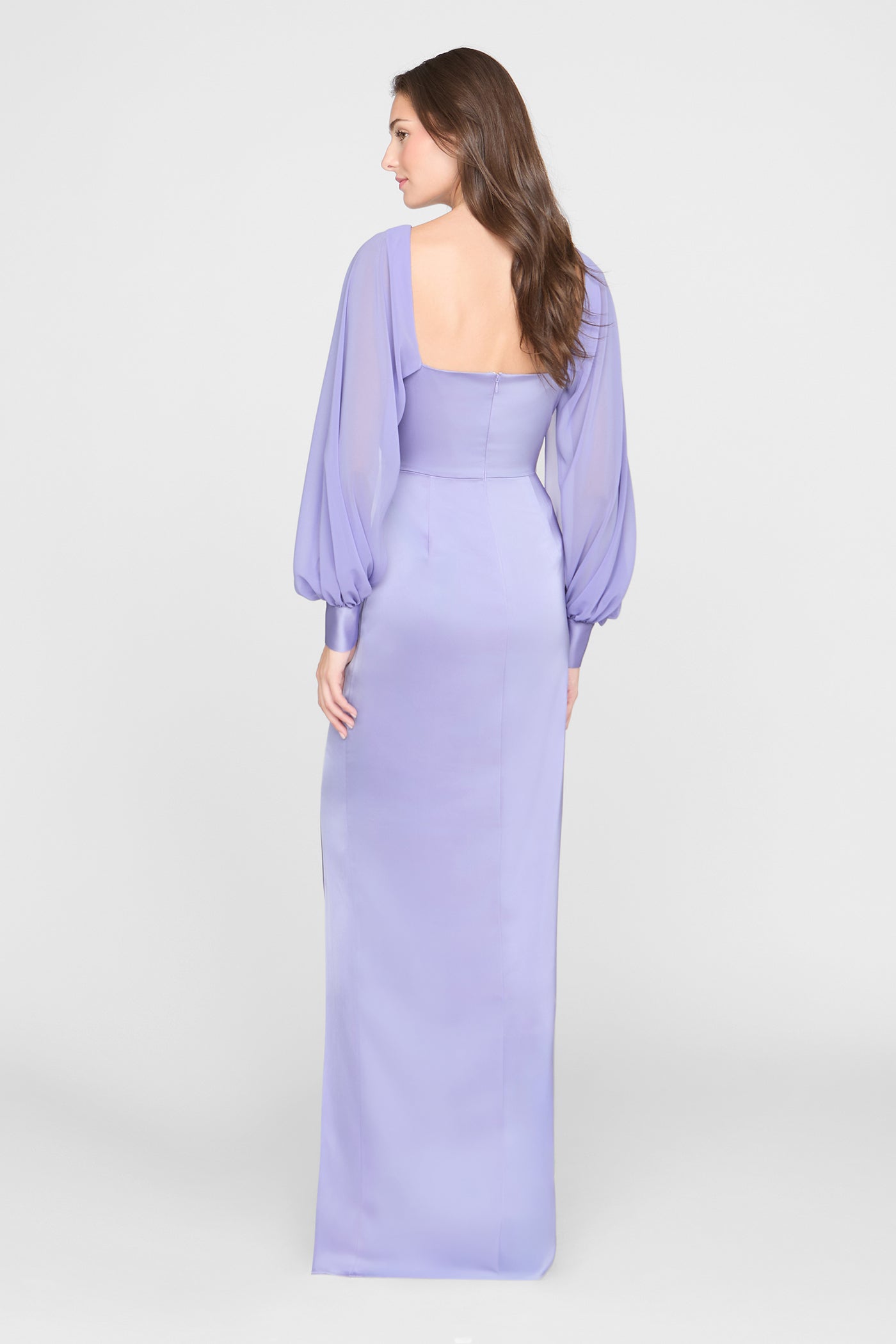 silk column dress Penelope Satin Column Dress 6 / Deep Periwinkle