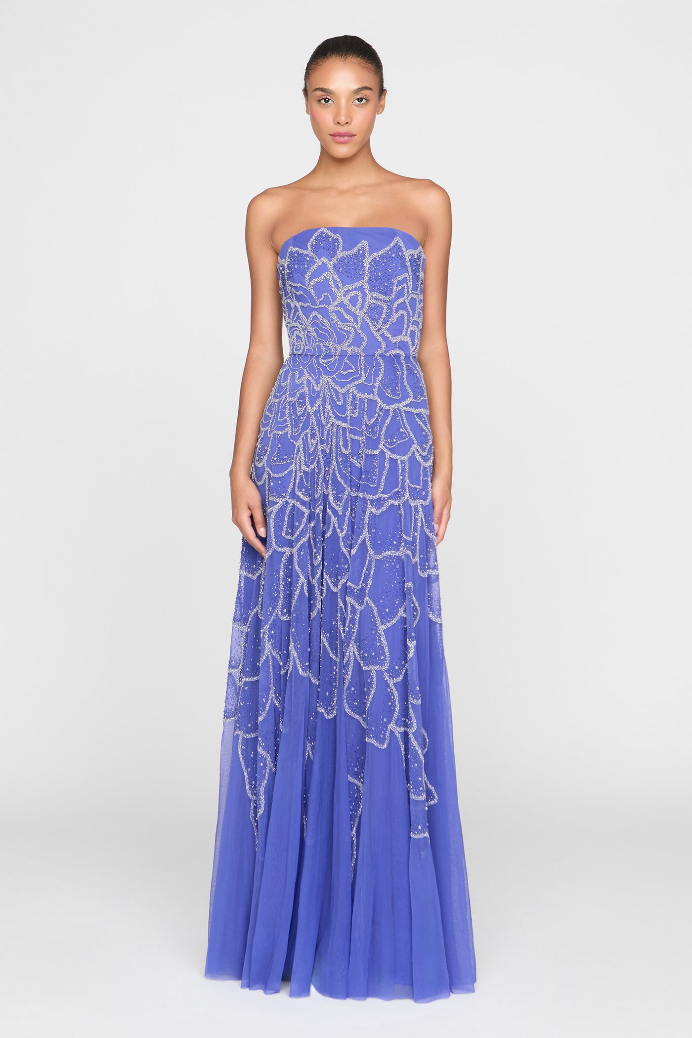 Ramona Ombre Beaded Gown