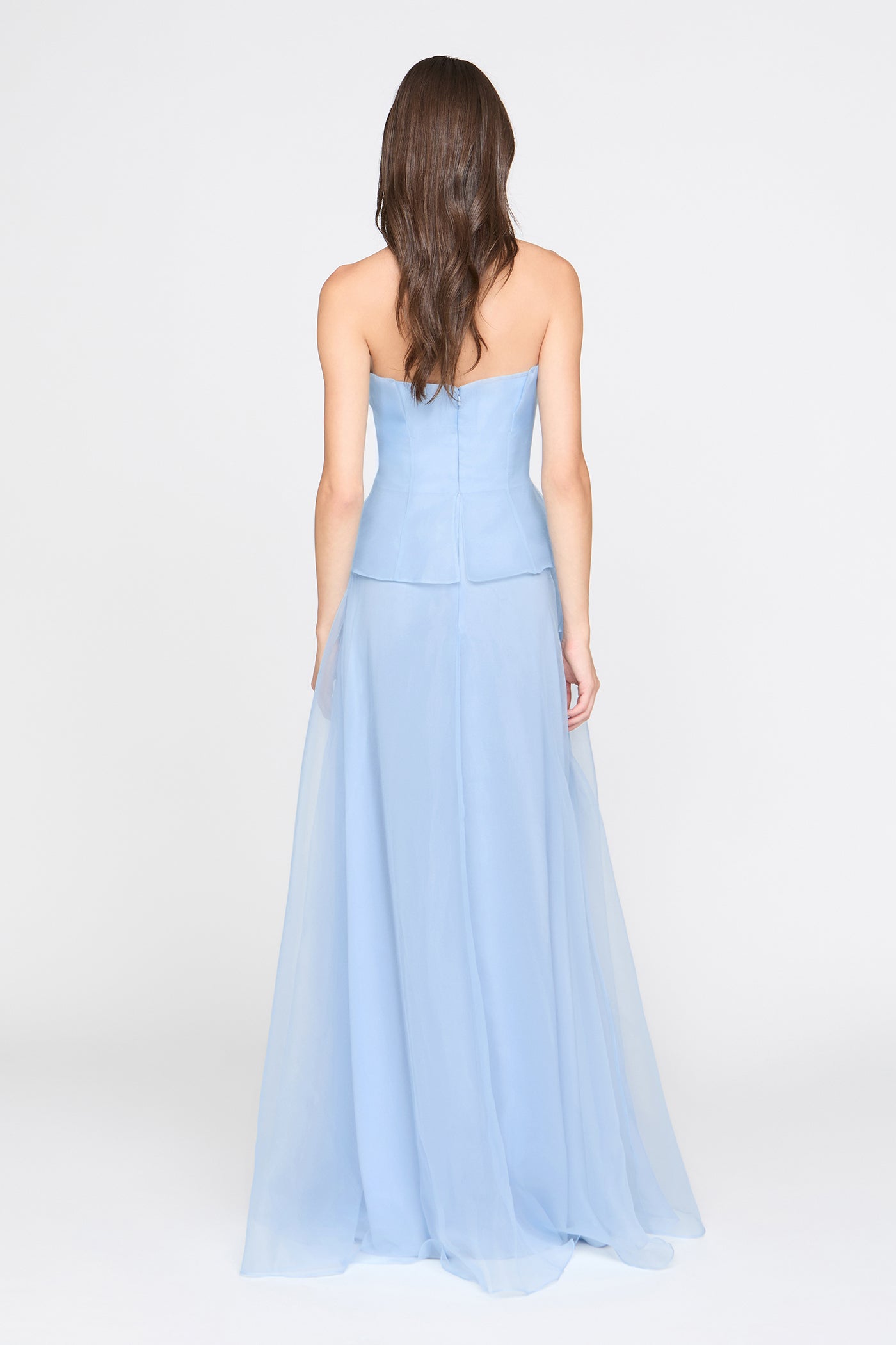 Gilda Draped Rose Gown 14 / Serenity Blue Gilda Draped Rose Gown 14 / Serenity Blue