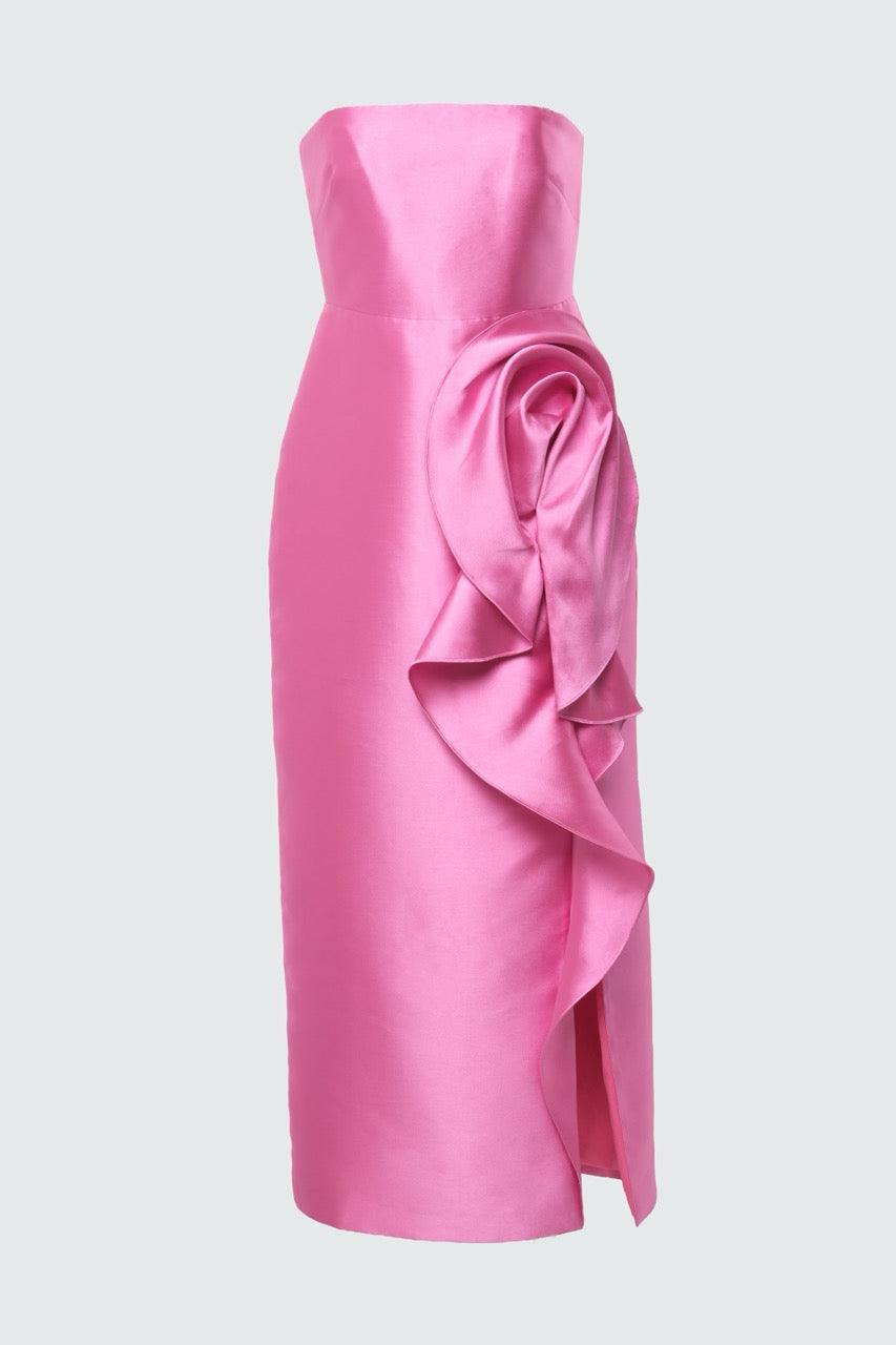 Marla Sculptural Drape Dress