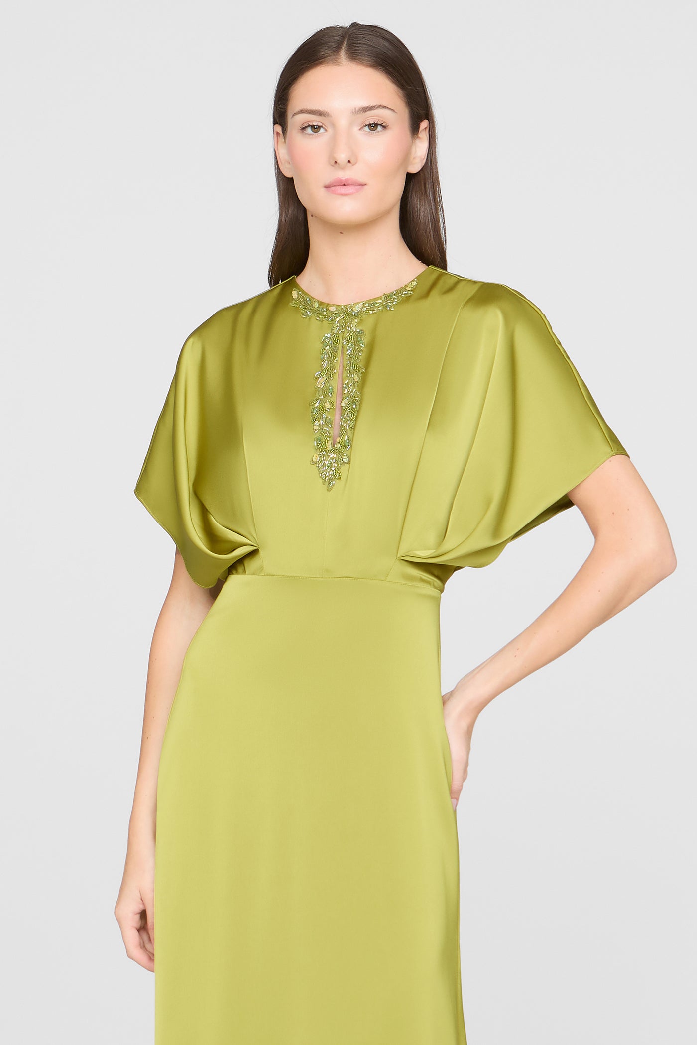 Fern Fit And Flare Gown 0 / Peridot