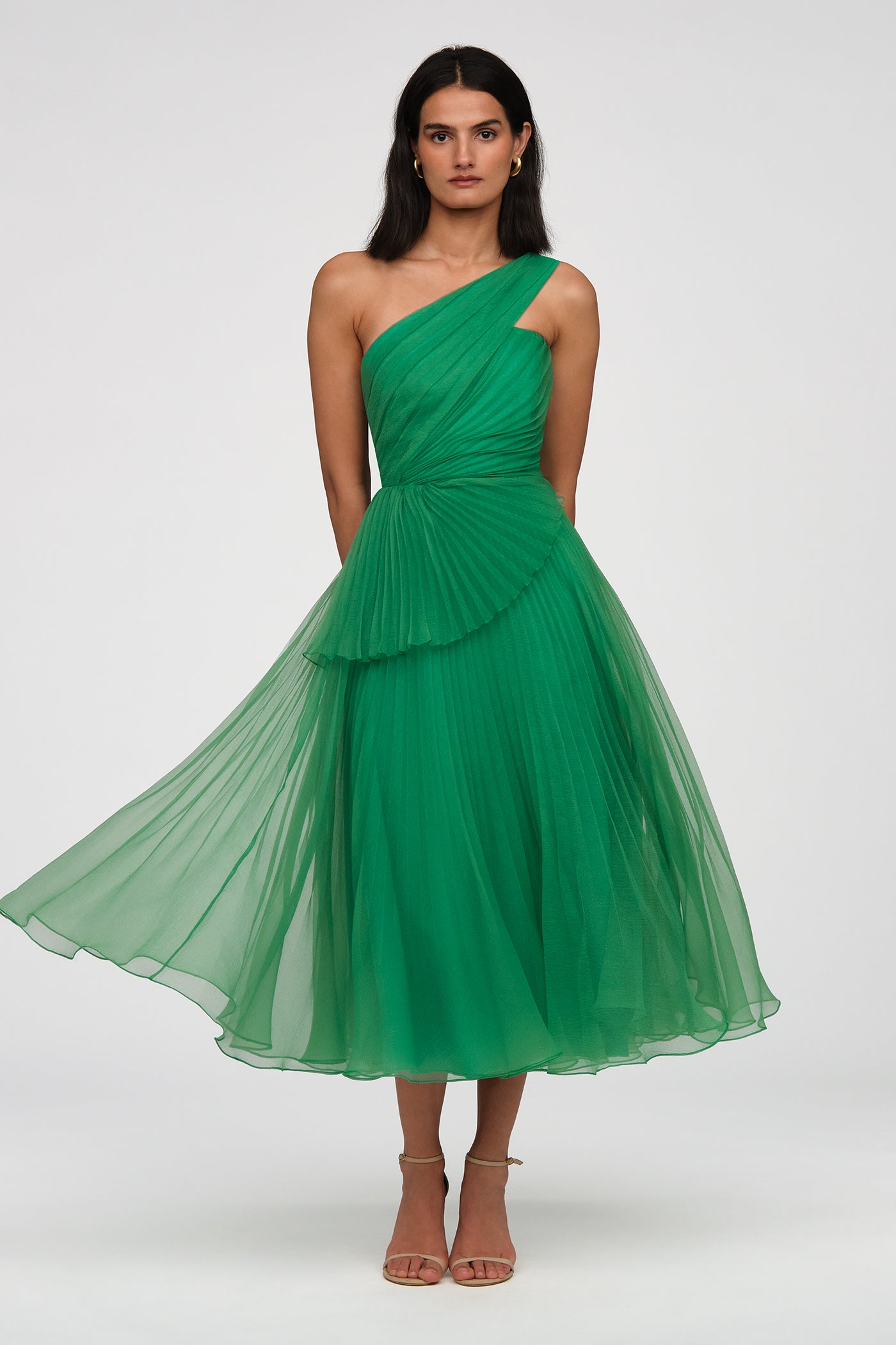 dresses by cece Pleated Organza Dress 6 / Seafoam Drift november24 6 Ukrainian Fashion Brands Color:Ivory+Lining 38.5 XXL