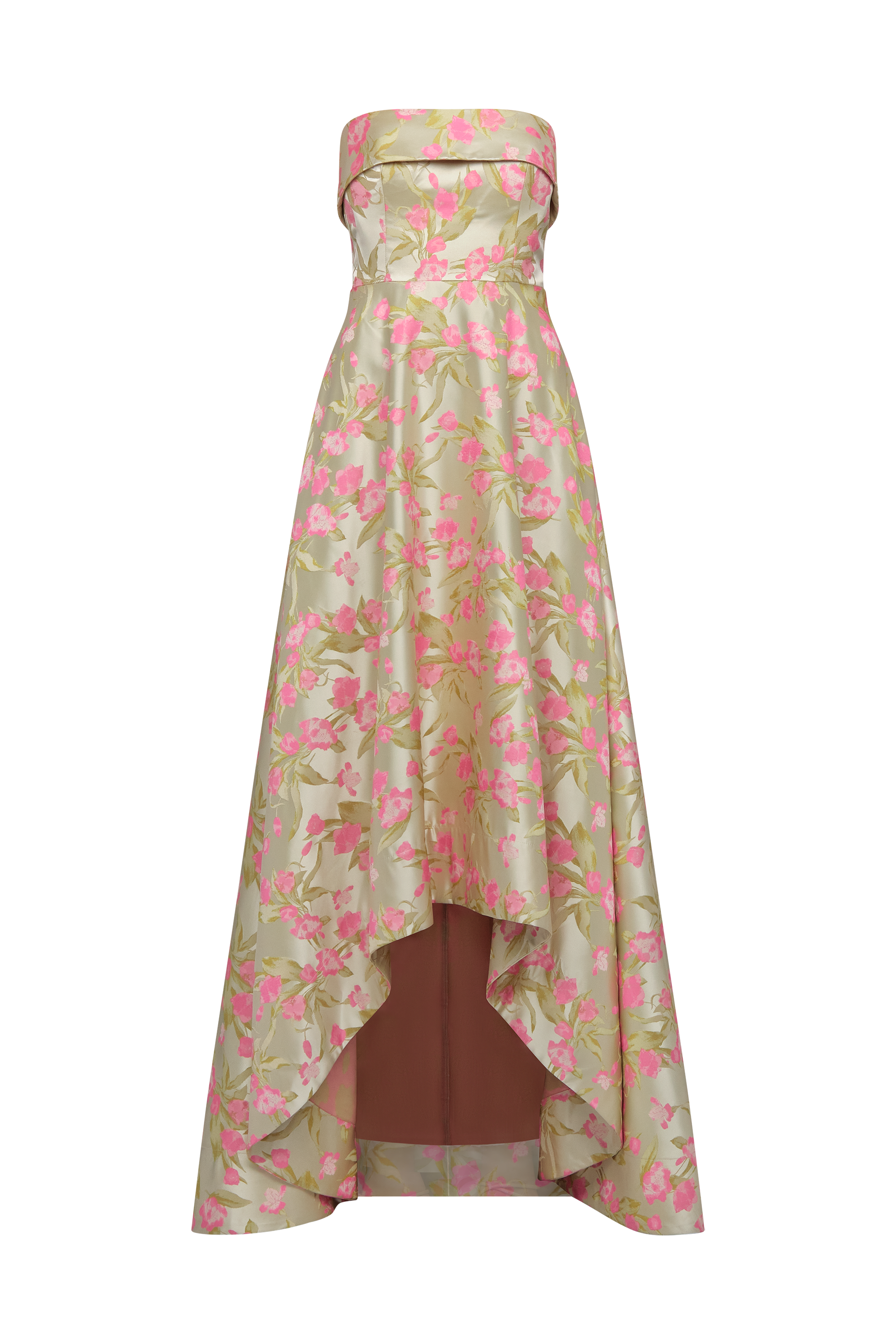 Sylvana Jacquard High Low Gown – THEIA