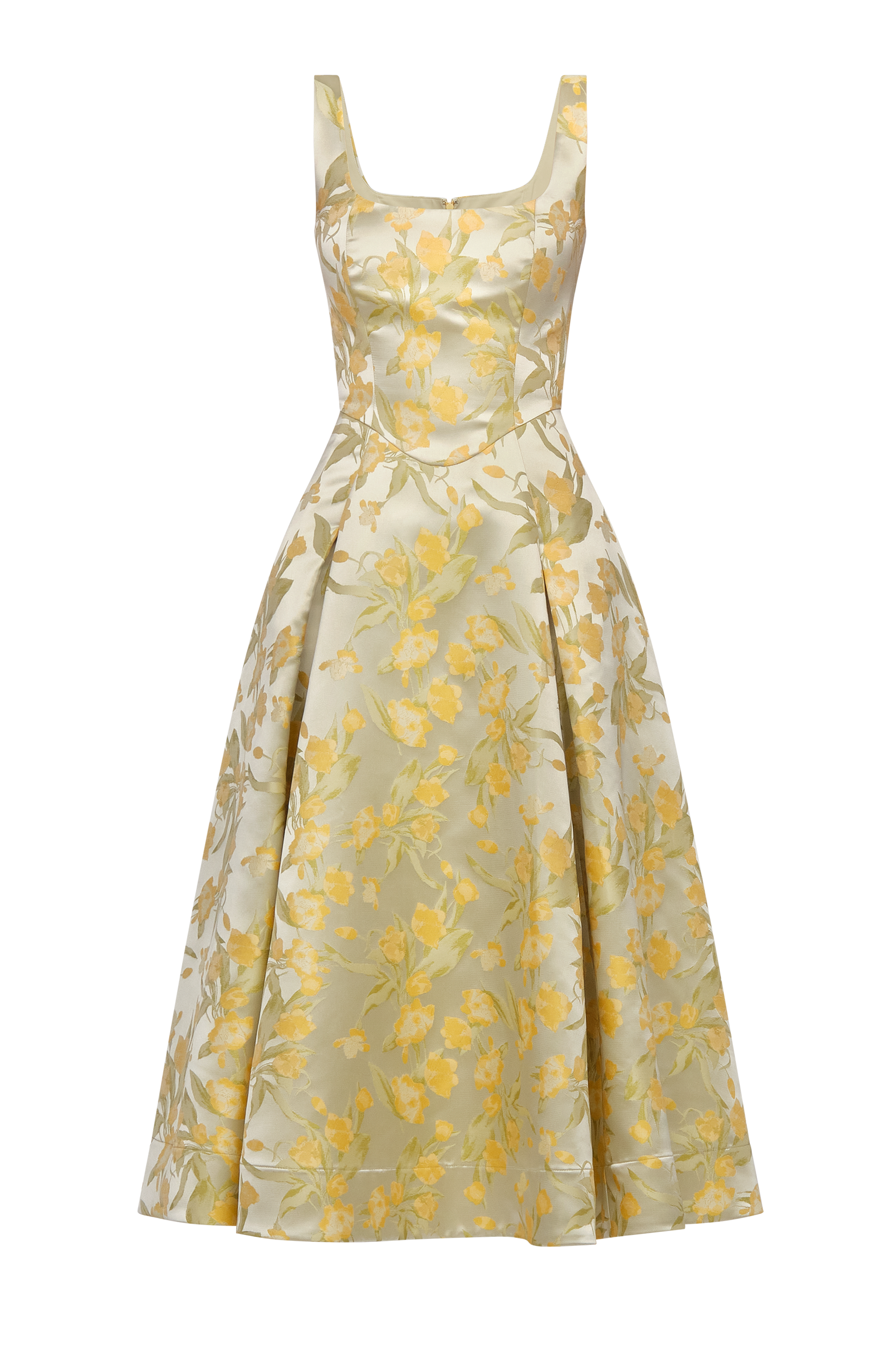 Julie Basque Waist Dress