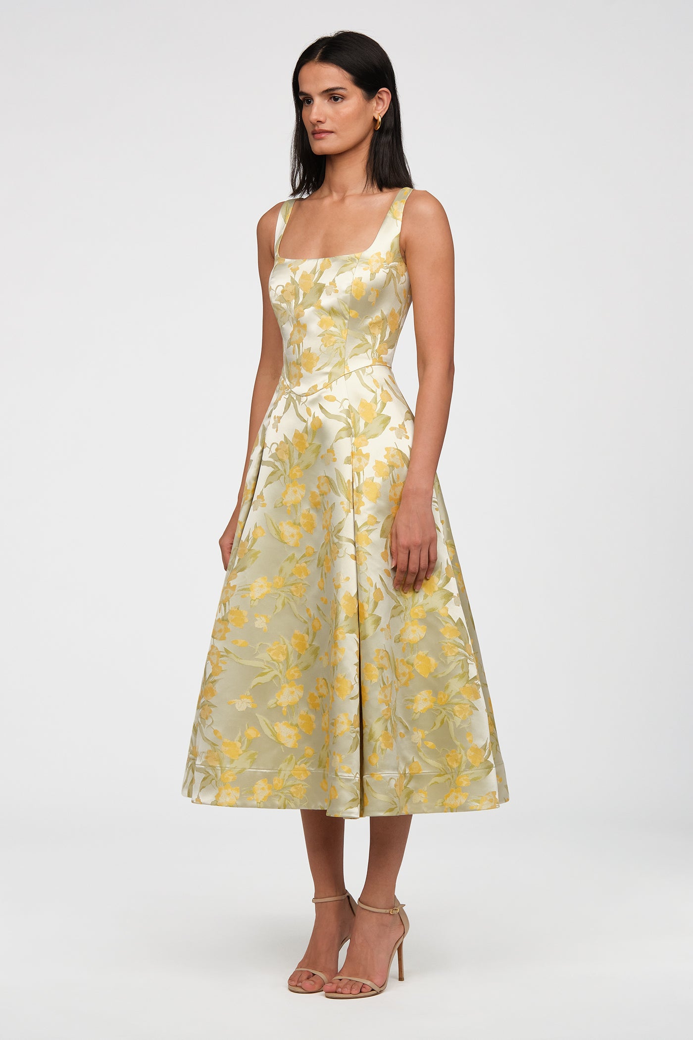 Julie Basque Waist Dress