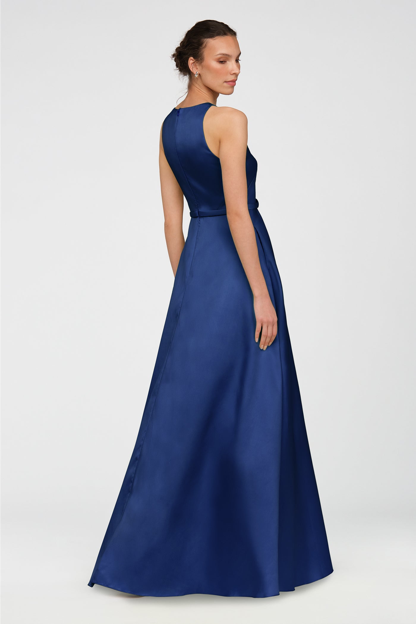 Minta Mikado Halter Gown