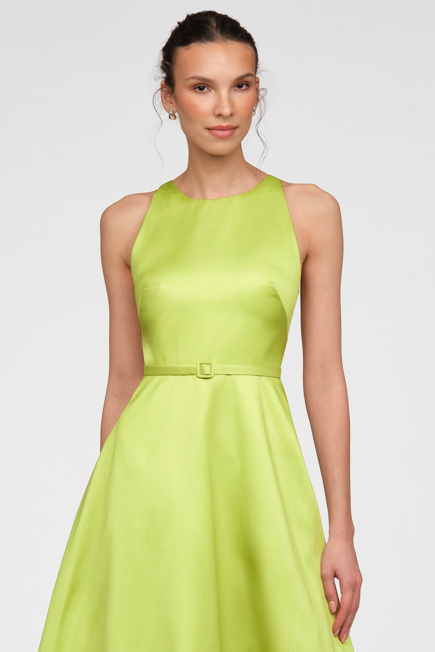 Minta Mikado Halter Gown