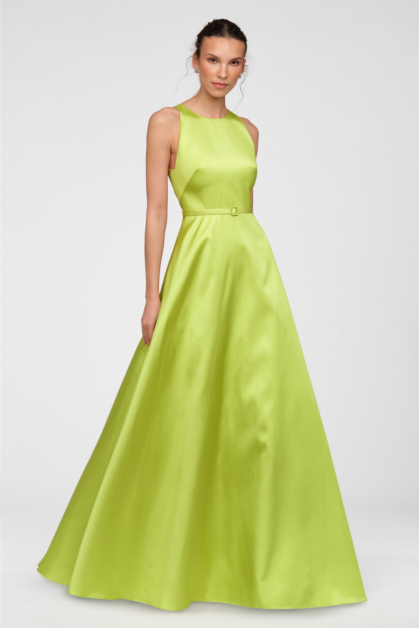 Minta Mikado Halter Gown