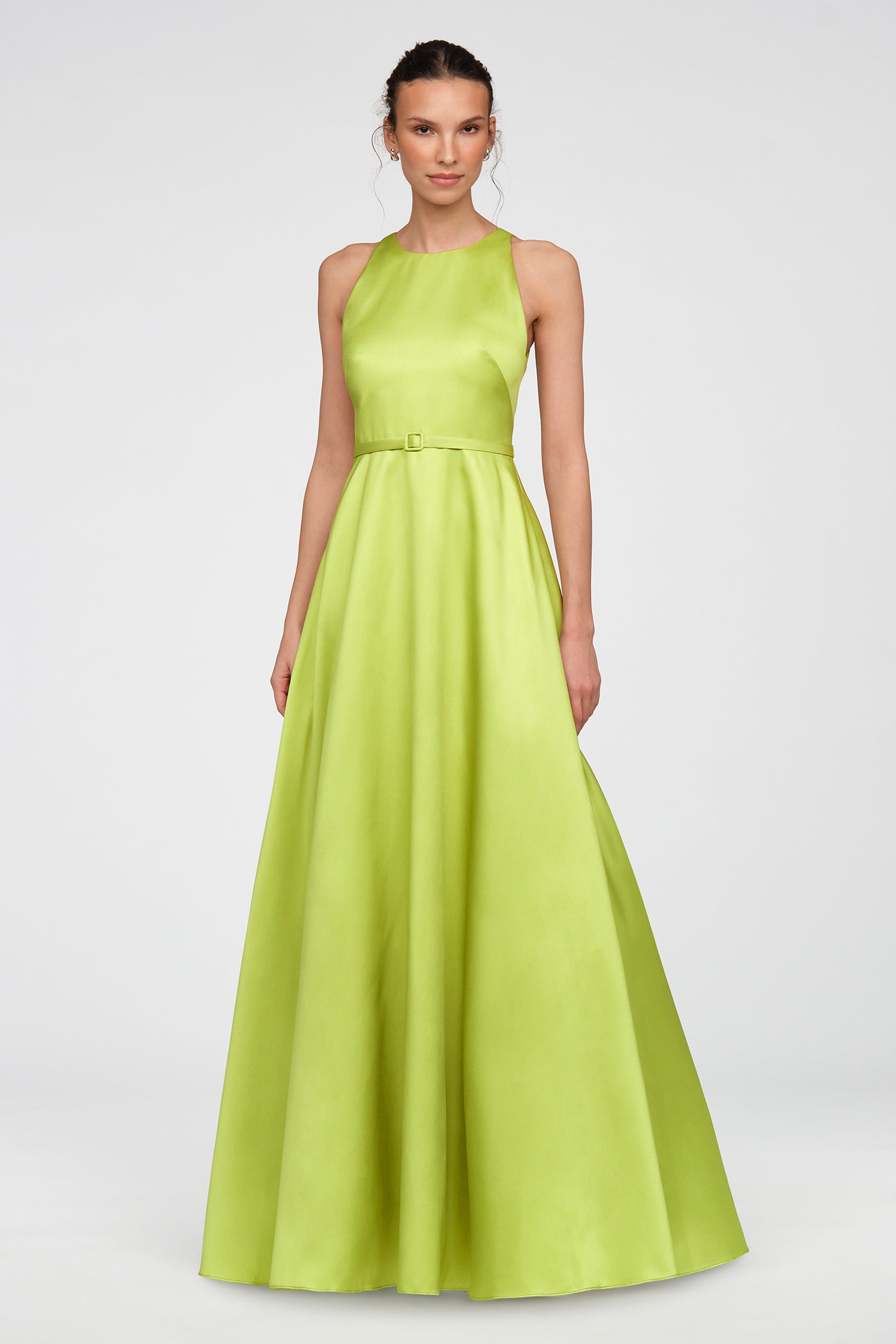 Minta Mikado Halter Gown