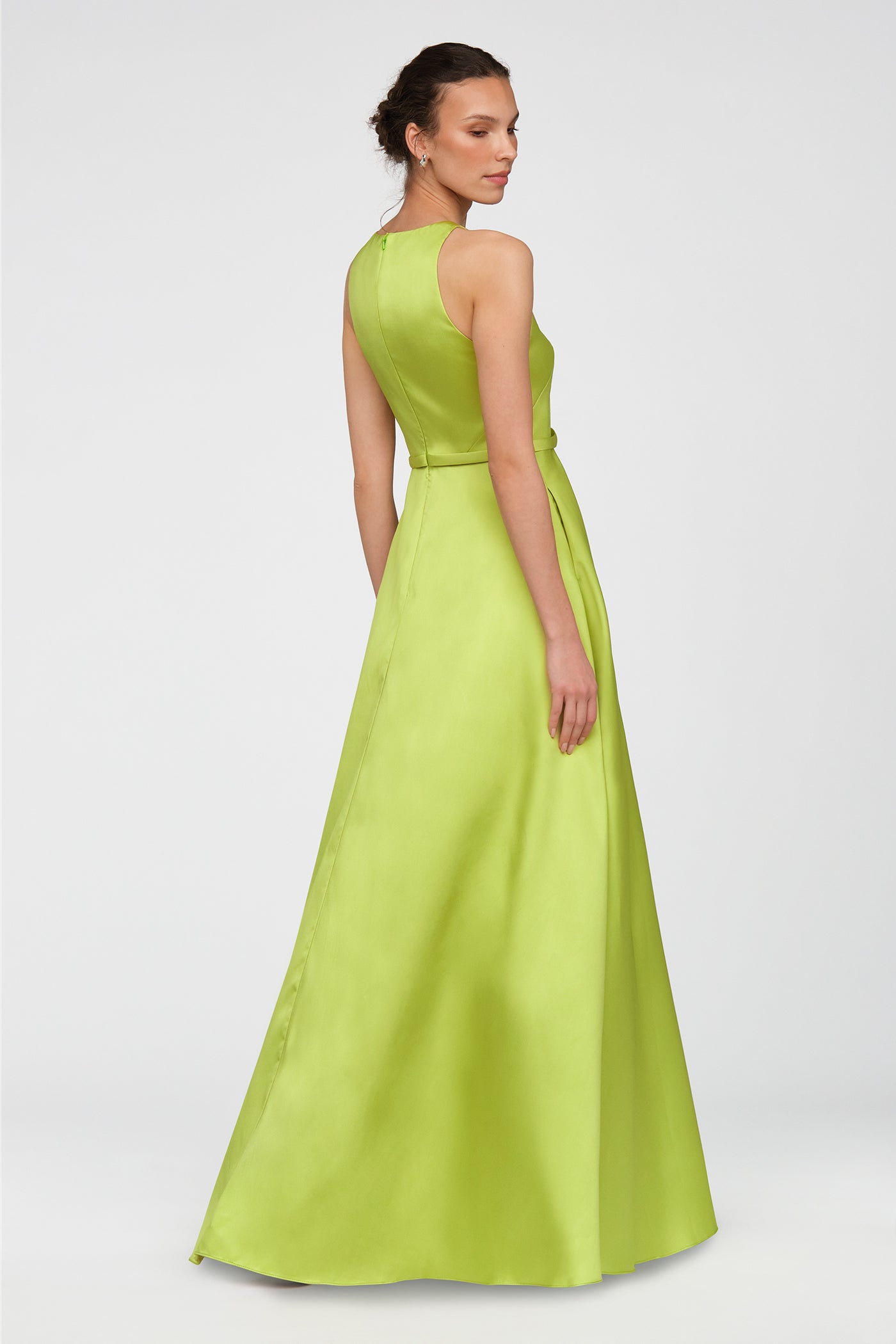 Minta Mikado Halter Gown