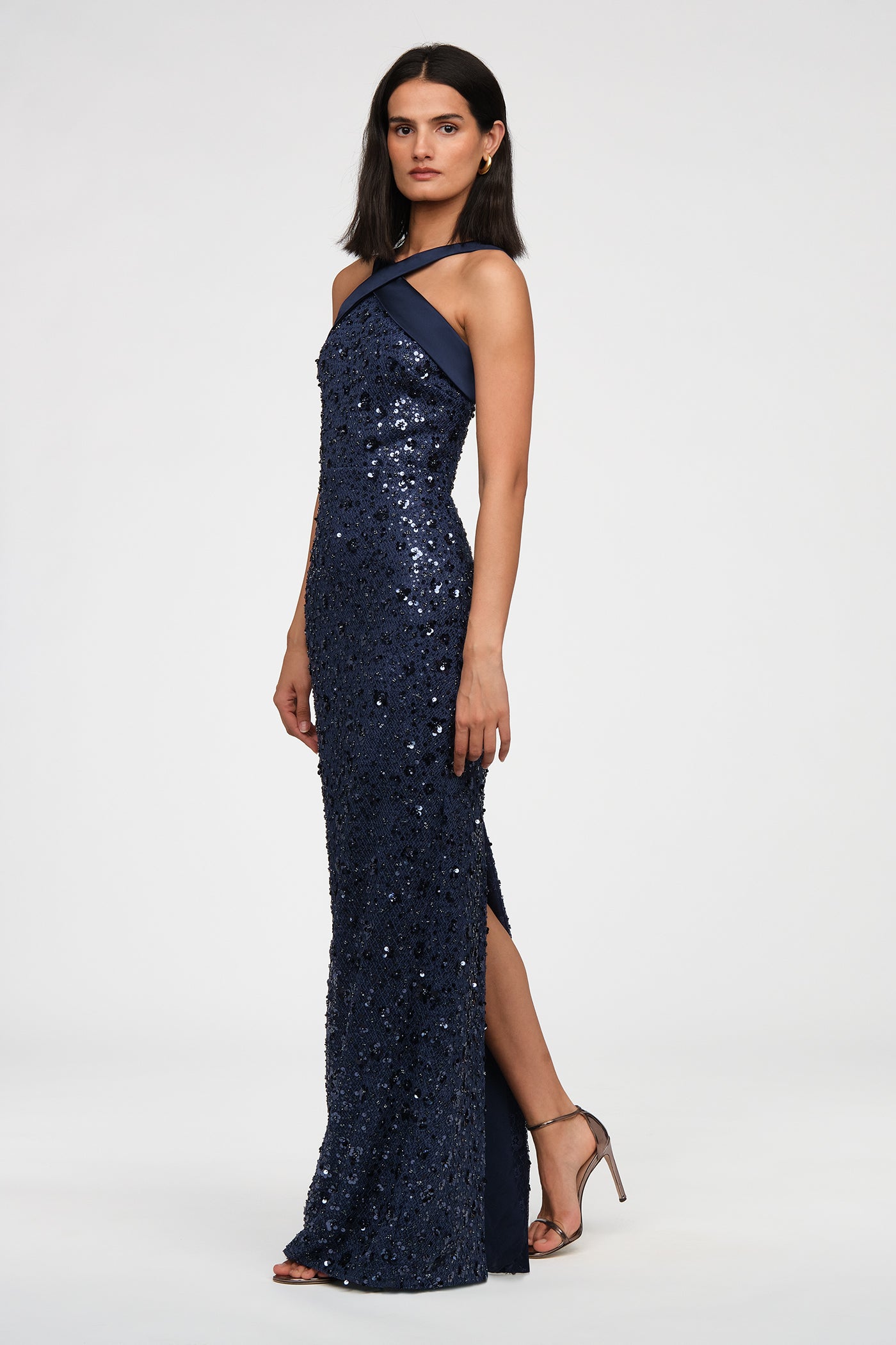 Kiki Beaded Column Gown