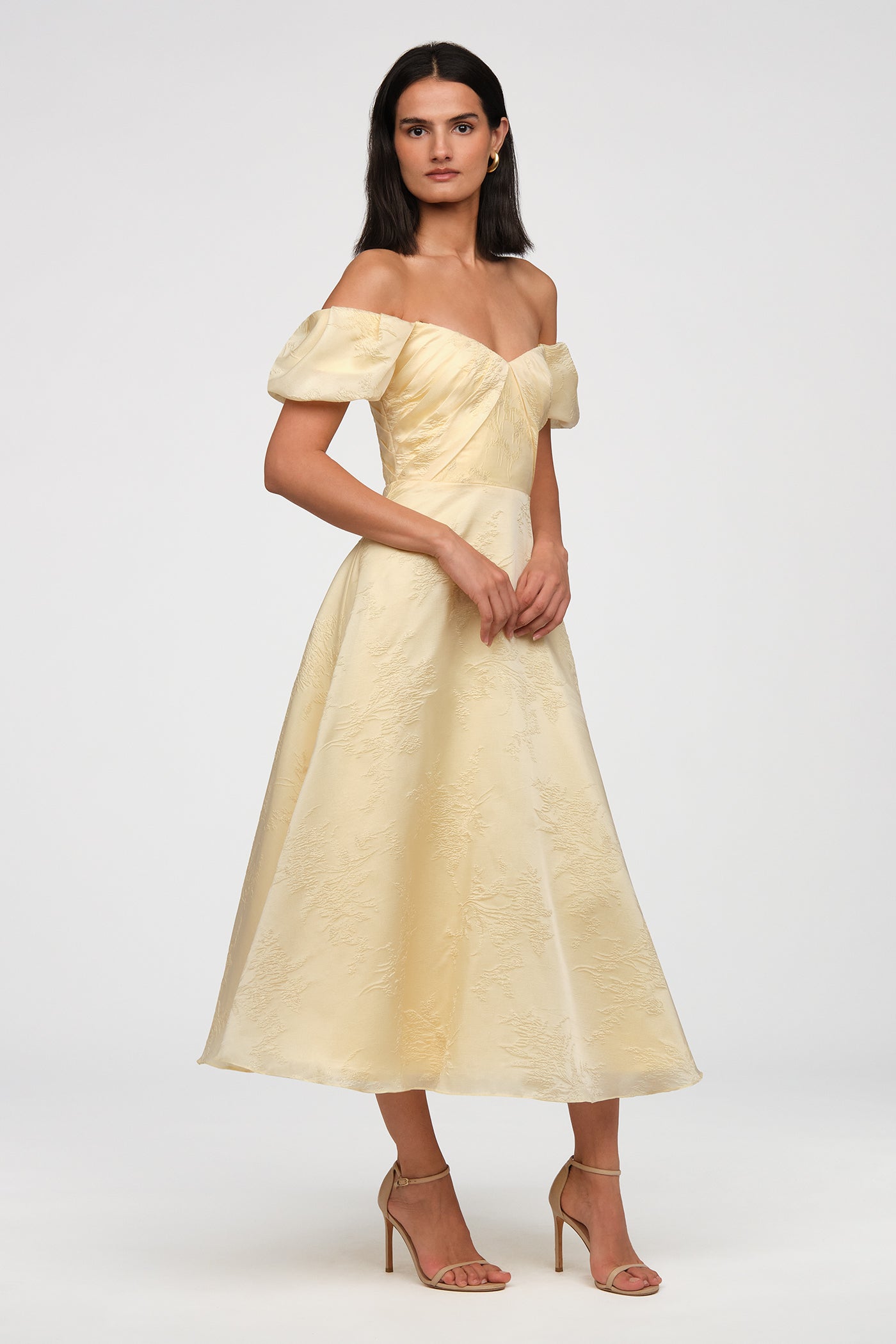 Mel Off Shoulder Dress – THEIA