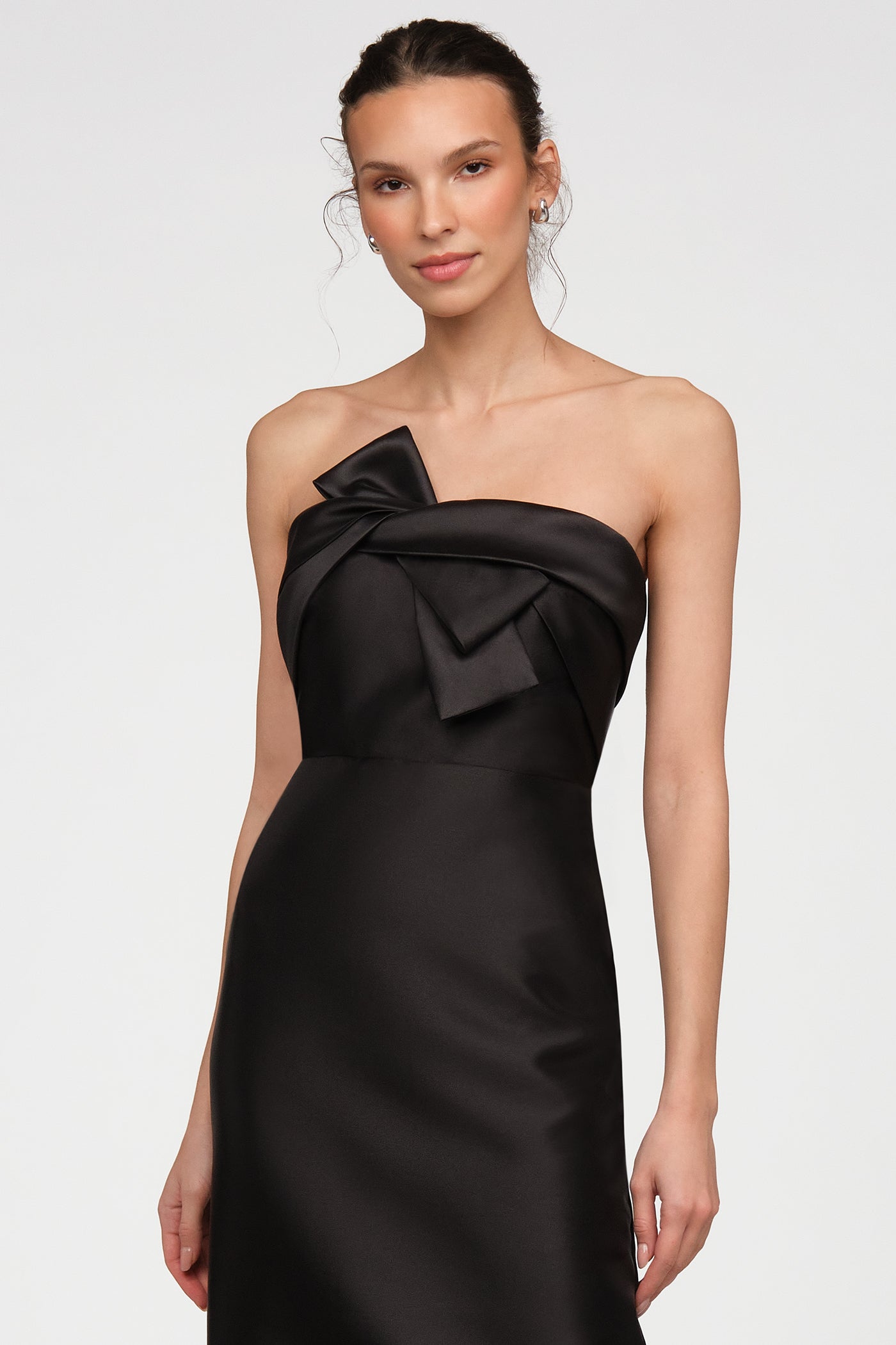 Aliana Strapless Mikado Dress