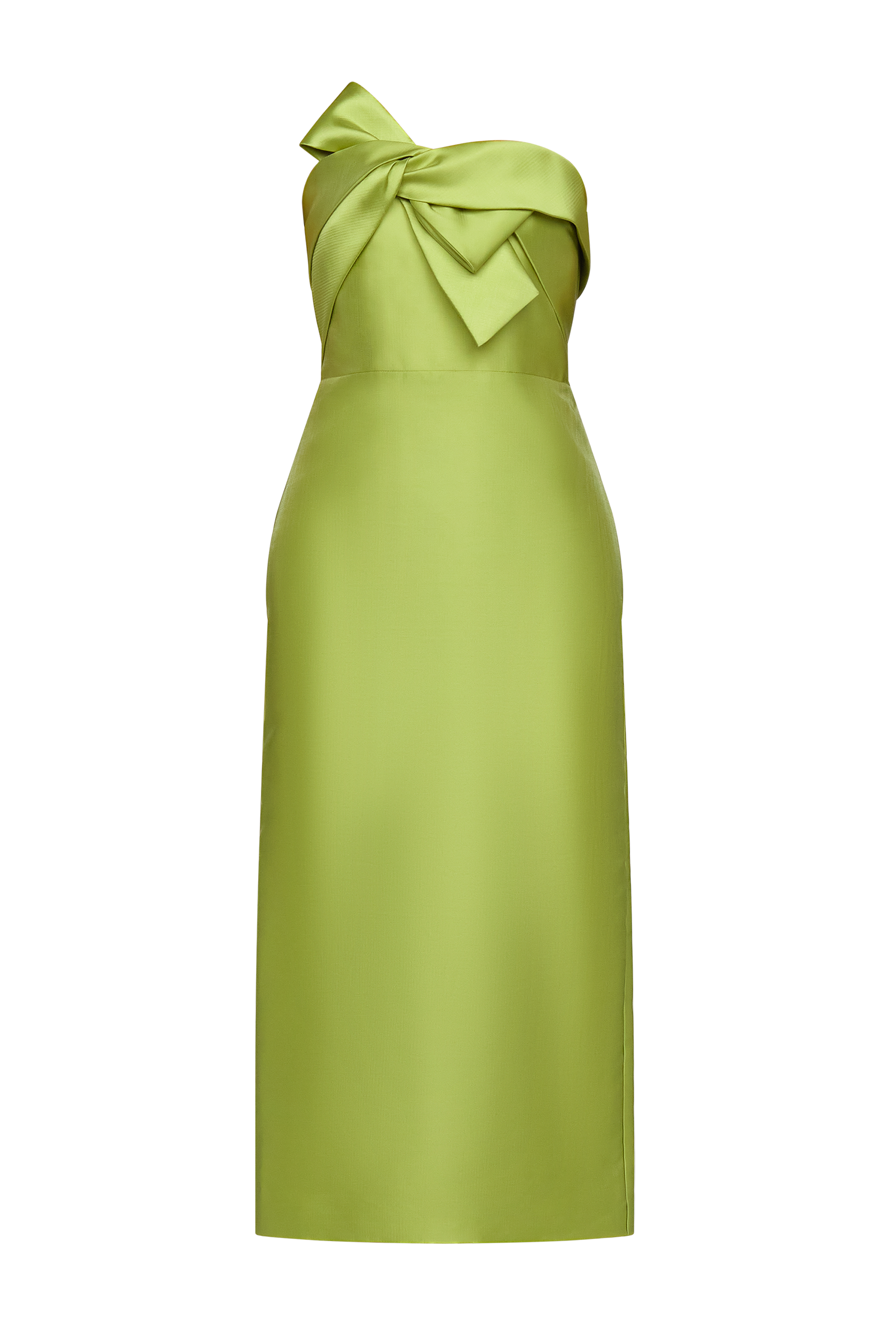 Aliana Strapless Mikado Dress