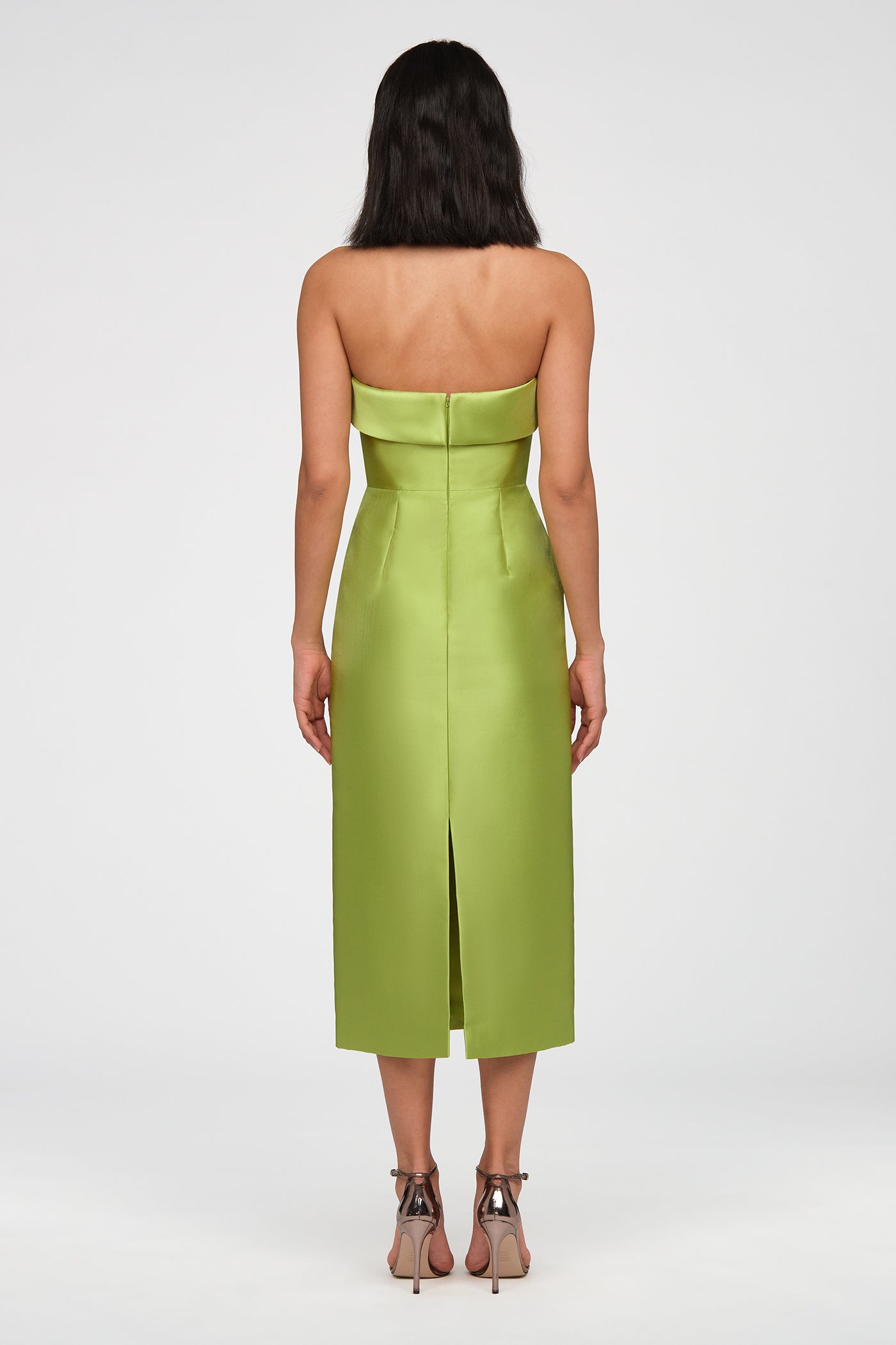 Aliana Strapless Mikado Dress