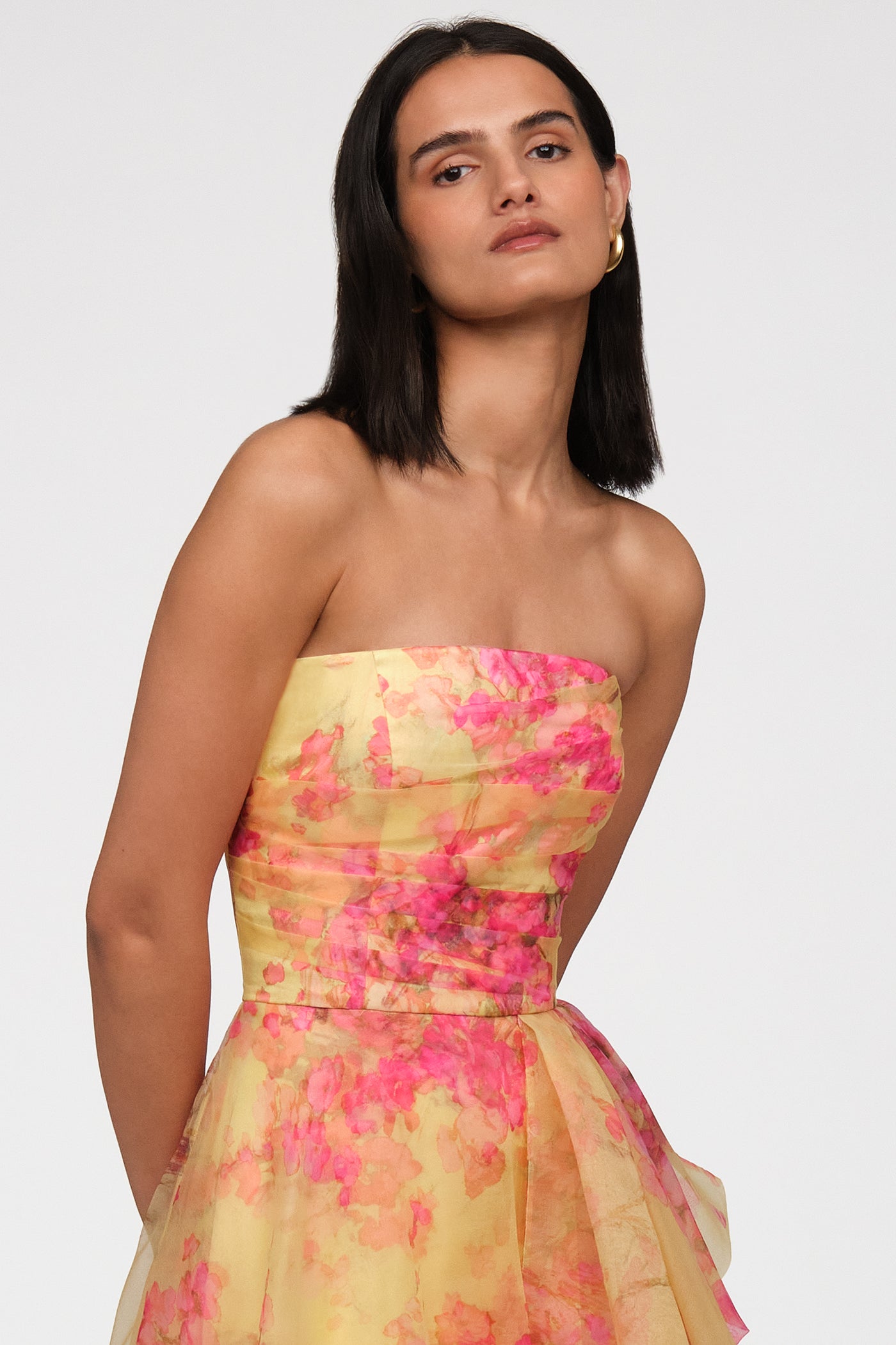 Fahreta Strapless Gown