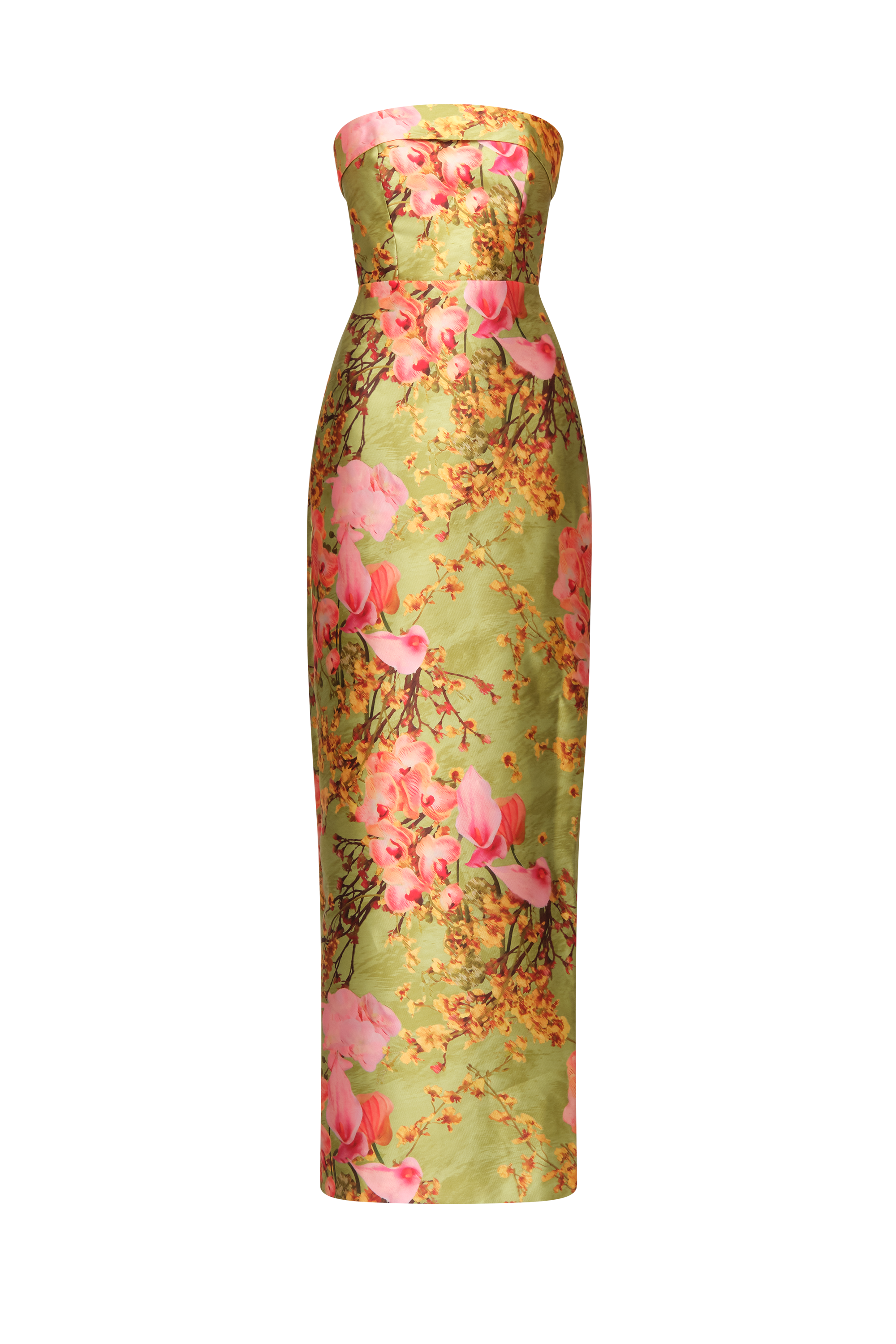 Cleo Strapless Column Gown
