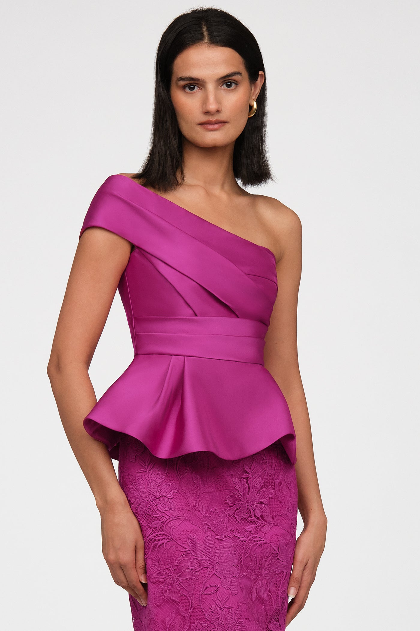Colby Lace And Mikado Gown