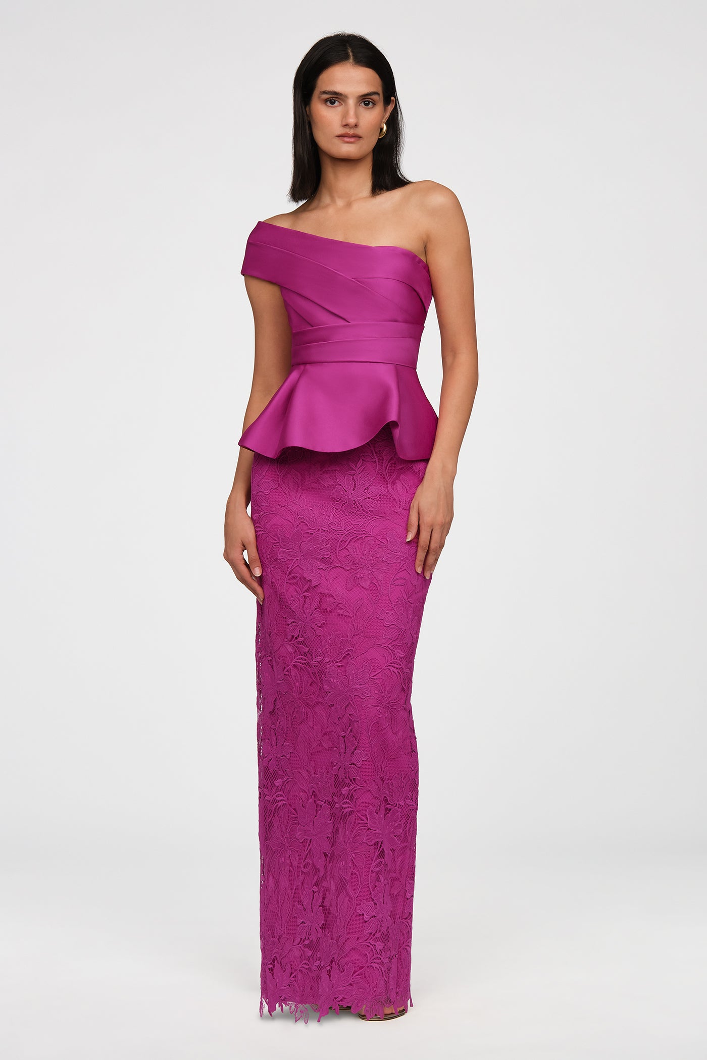 Colby Lace And Mikado Gown