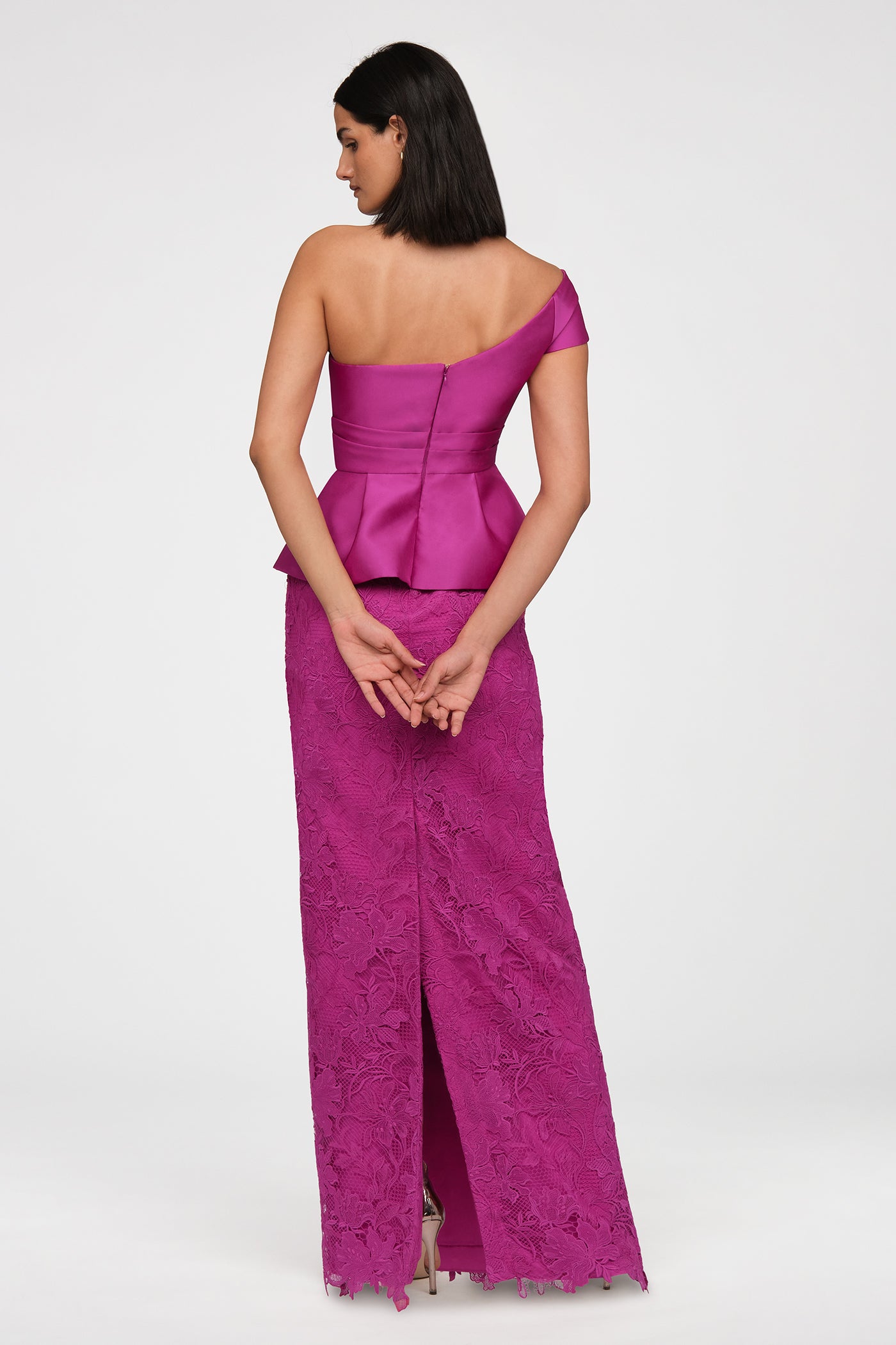 Colby Lace And Mikado Gown