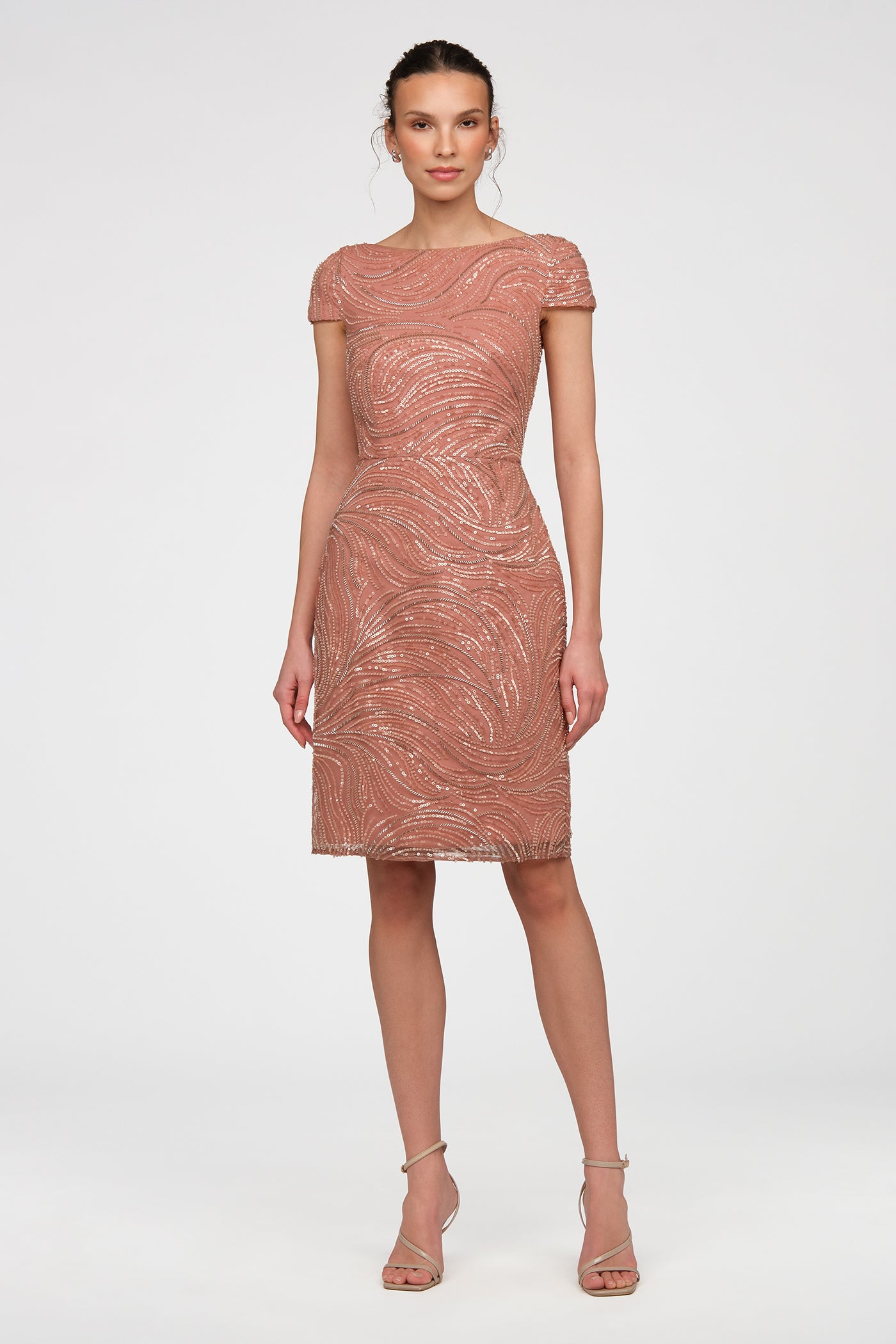 sunset sequin dress Ceceline Sequin Dress 6 / Sunset Champagne