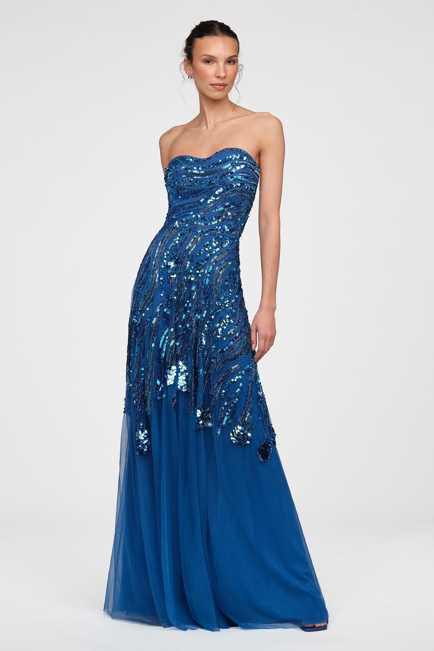 Ariella Hand Beaded Gown