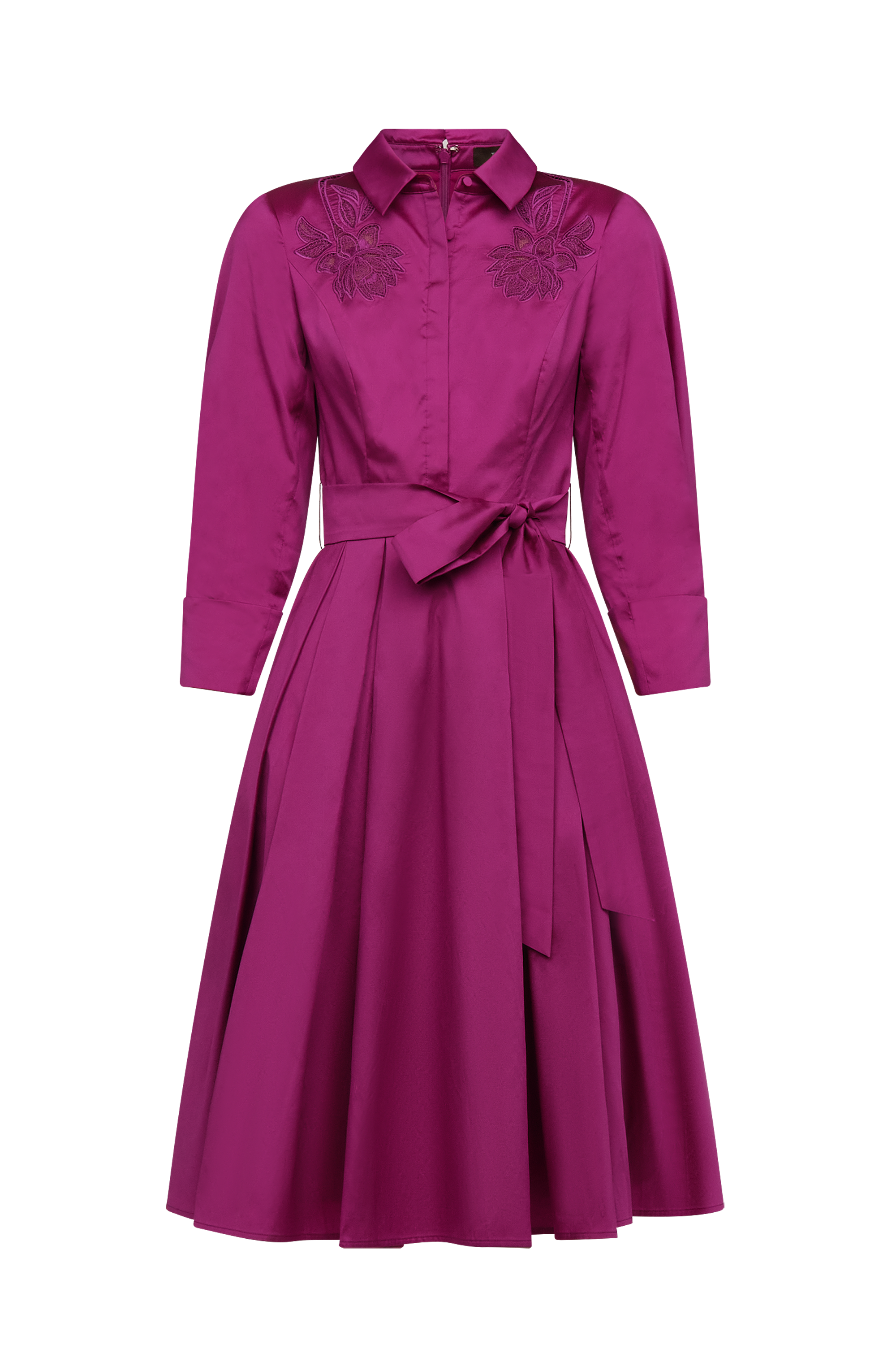 Rosemary Taffeta Shirt Dress