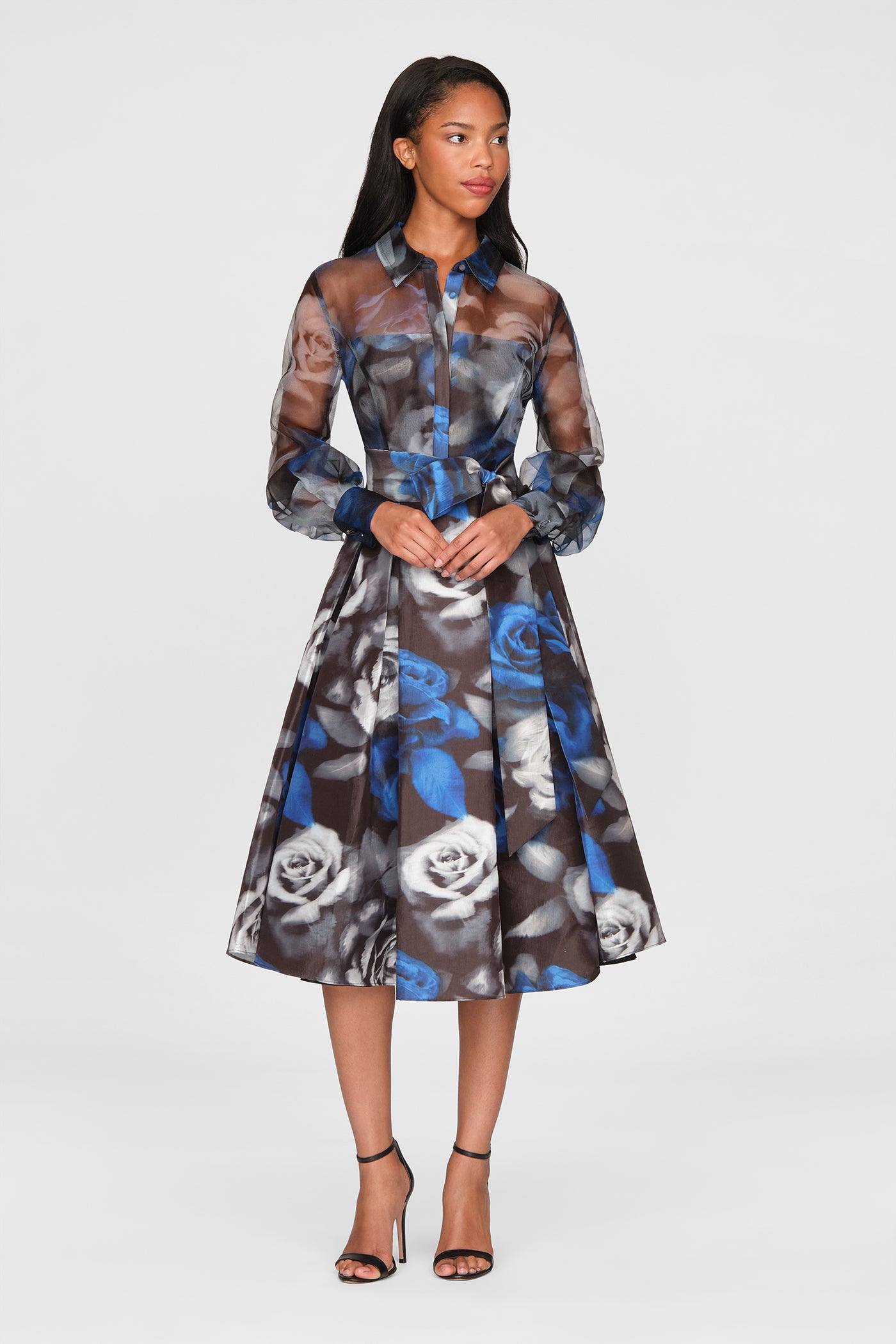 Agatha Printed Shirt Dress