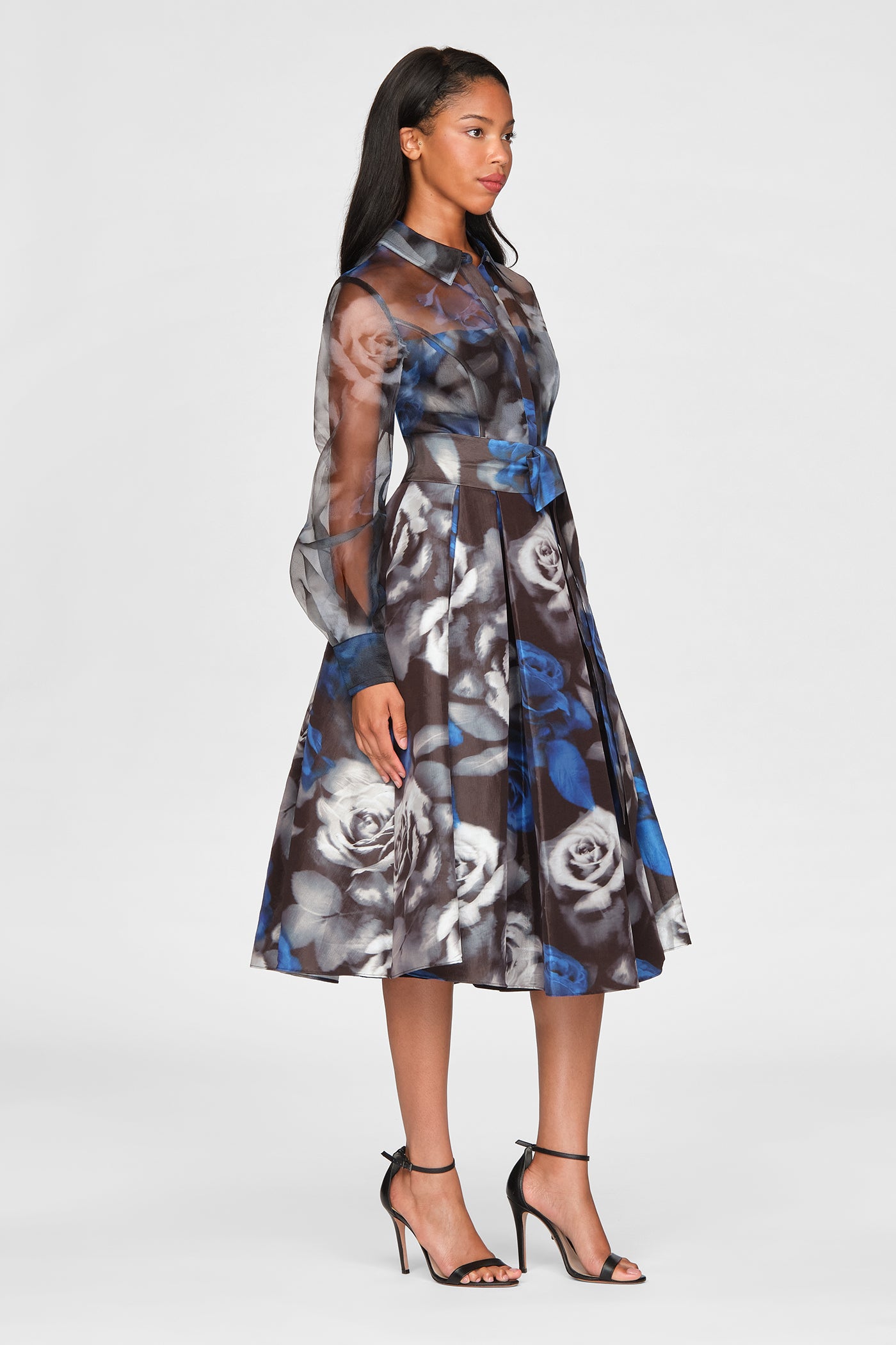 Agatha Printed Shirt Dress