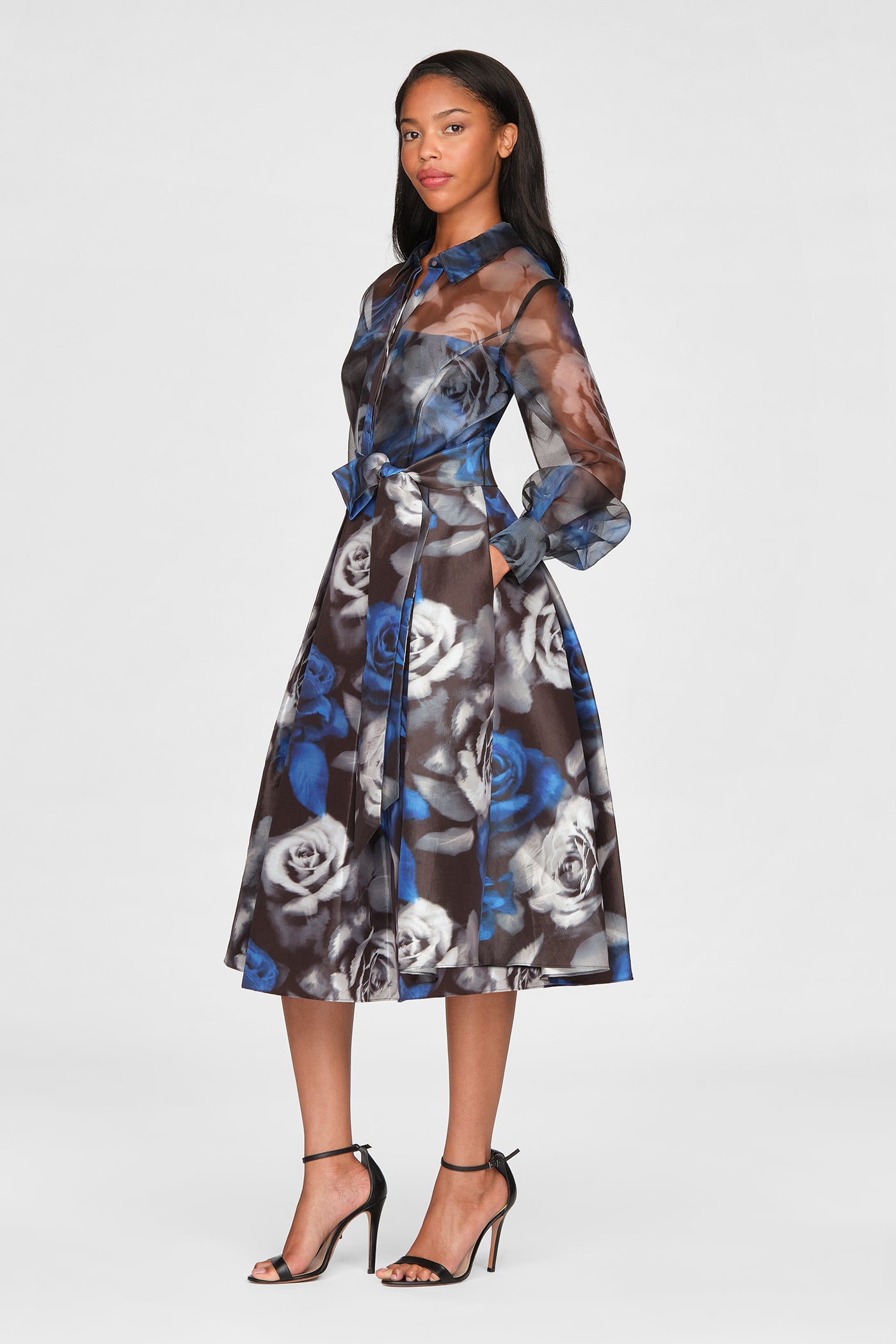Agatha Printed Shirt Dress