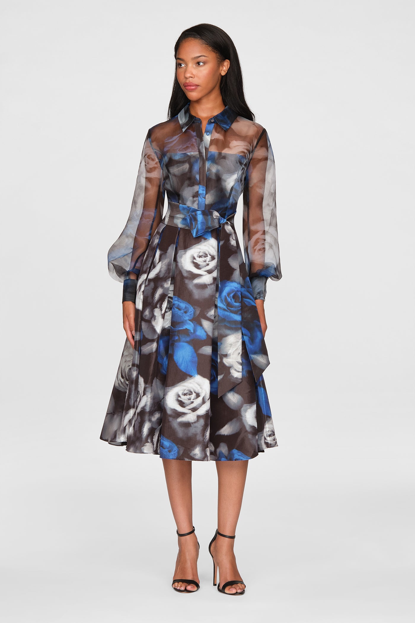 Agatha Printed Shirt Dress