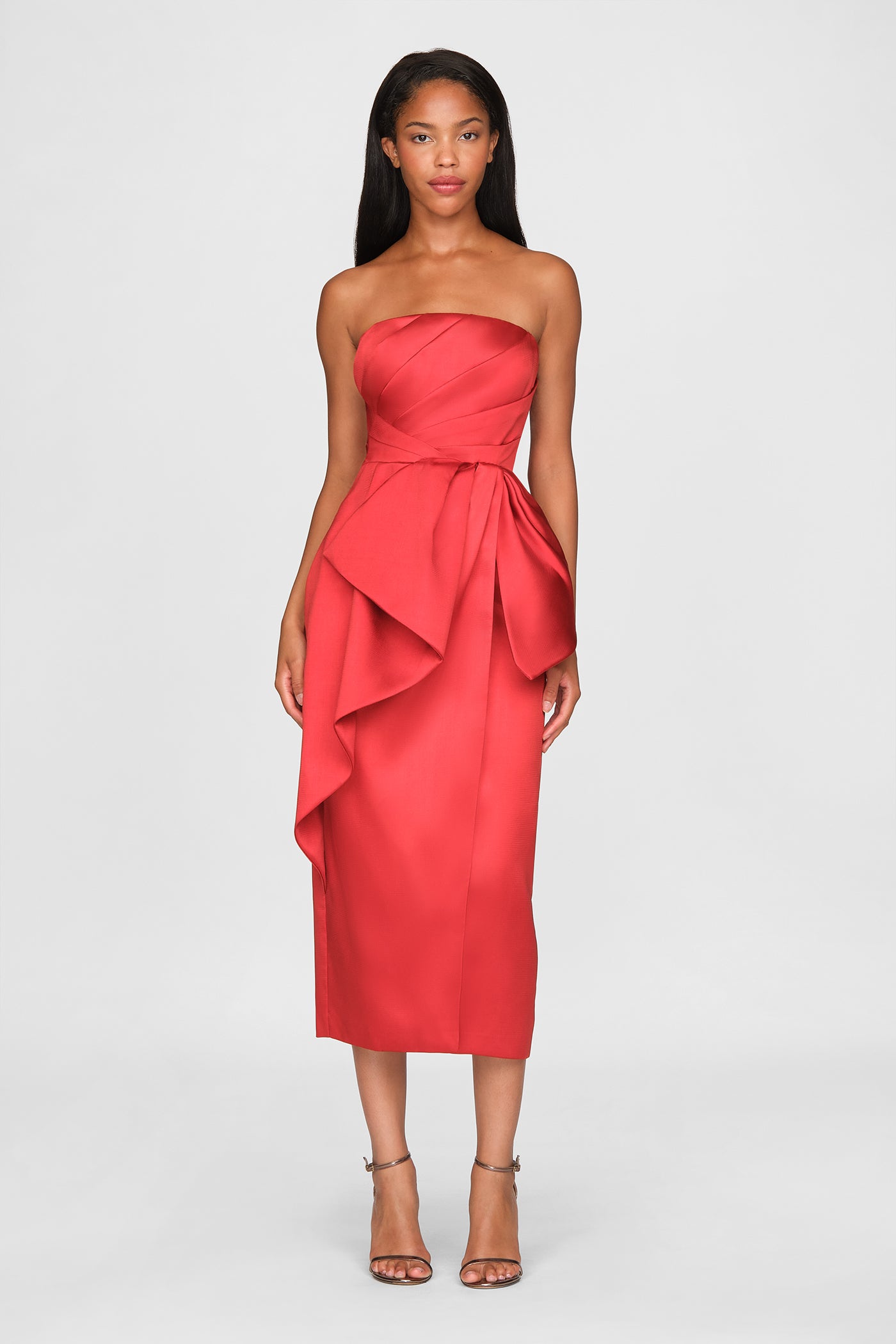 Dorothea Draped Bow Dress