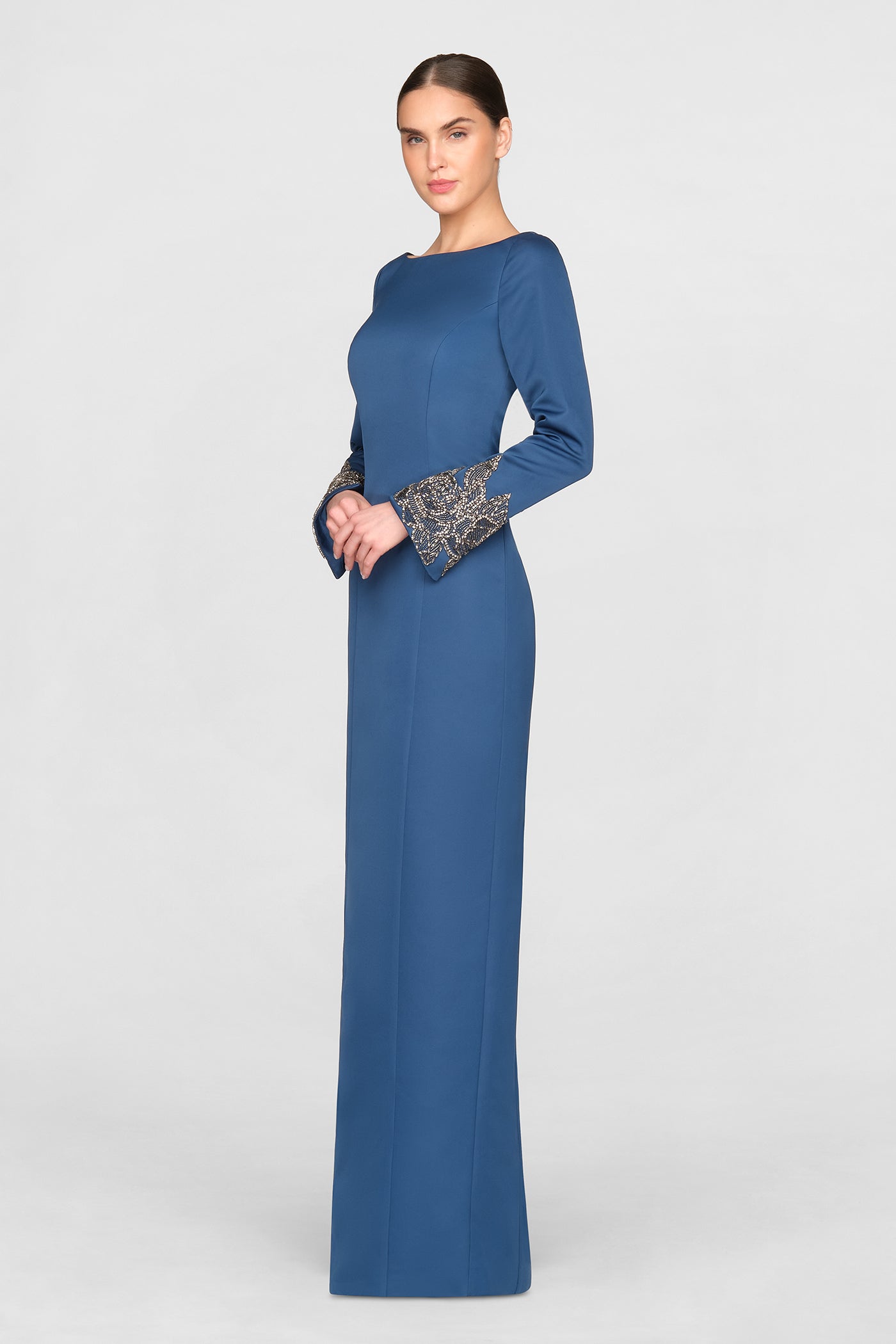 Thea Duchess Satin Gown
