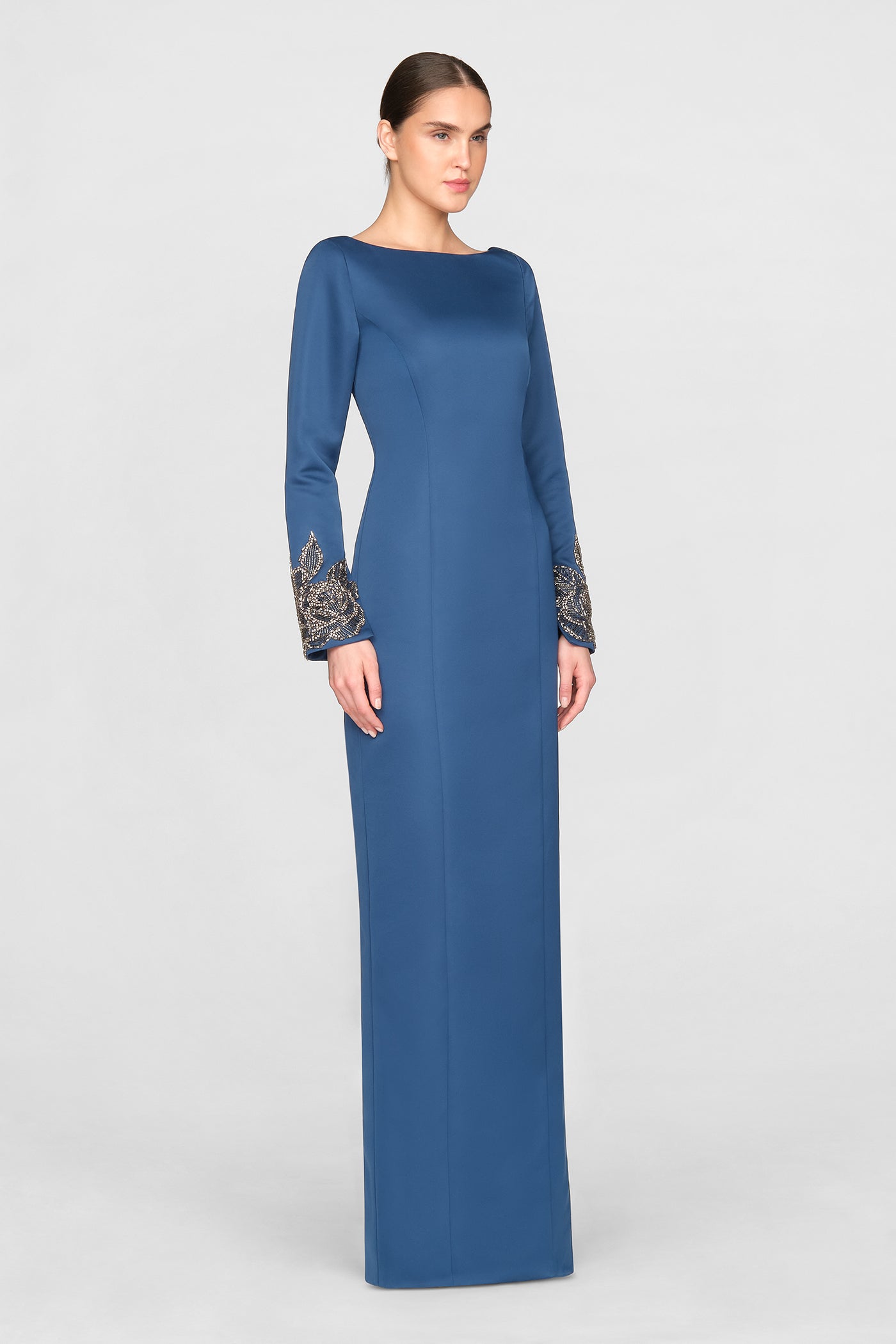 Thea Duchess Satin Gown
