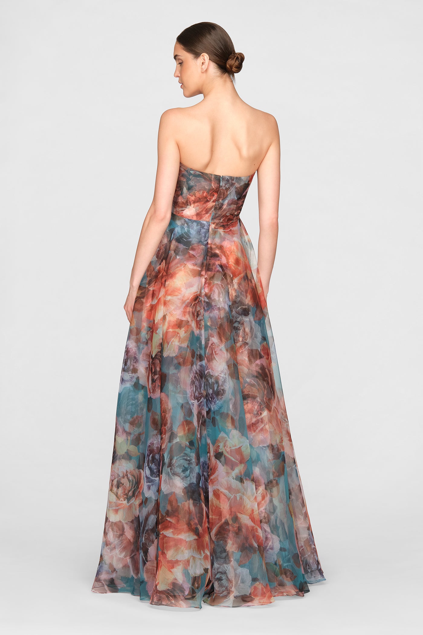 Iona Rosette Draped Gown