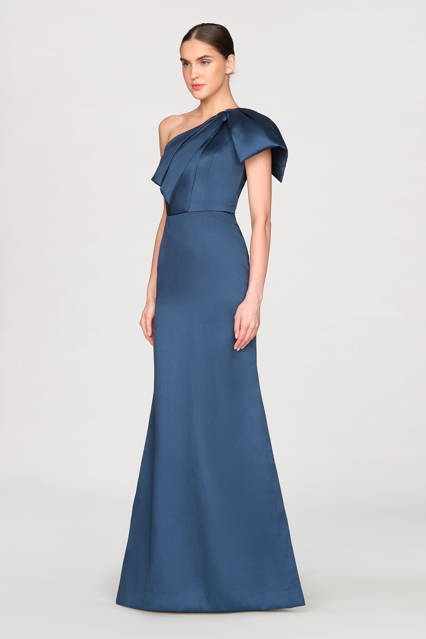 Cathy One Shoulder Bow Dress