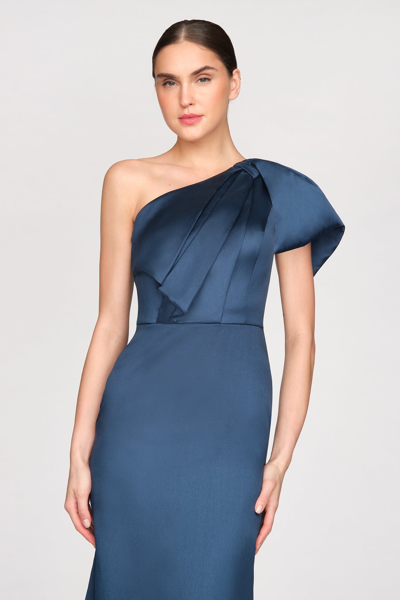 Cathy One Shoulder Bow Dress