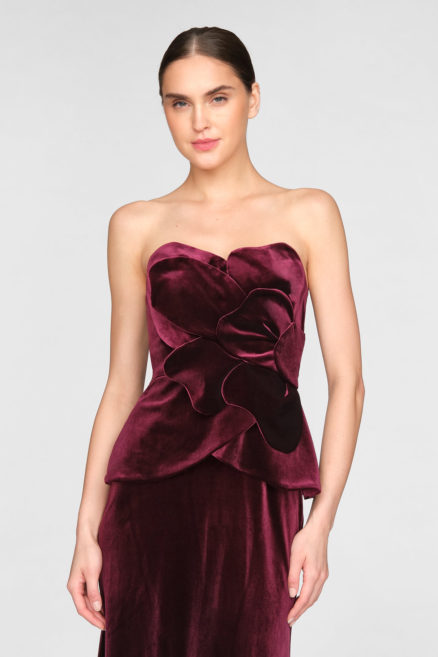 Kelsey Sculpted Velvet Dress