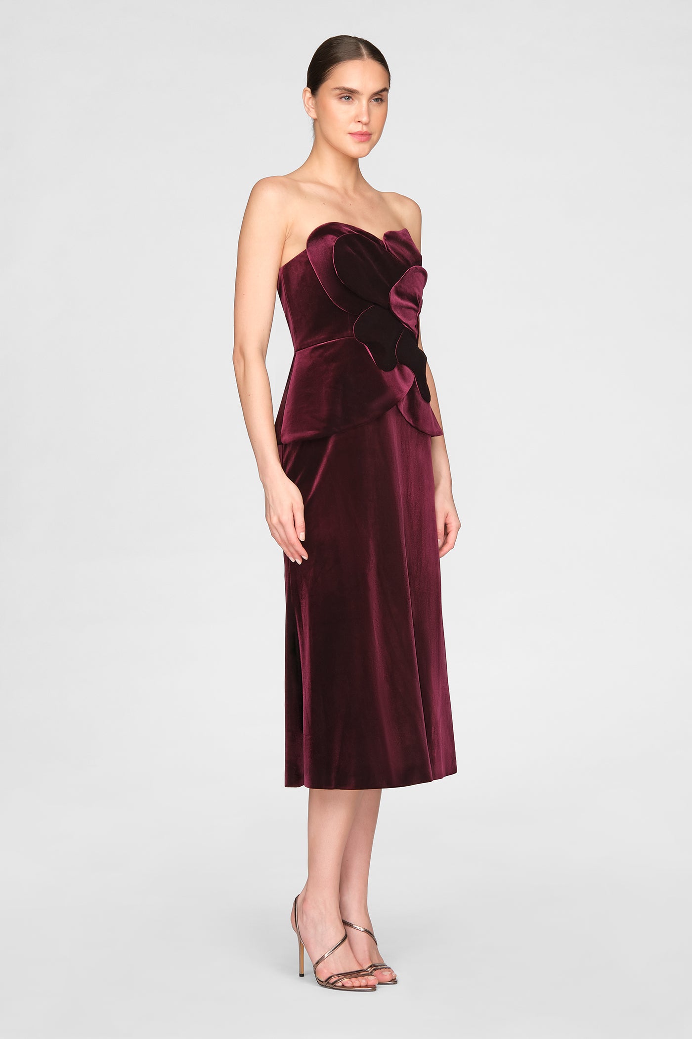 Kelsey Sculpted Velvet Dress