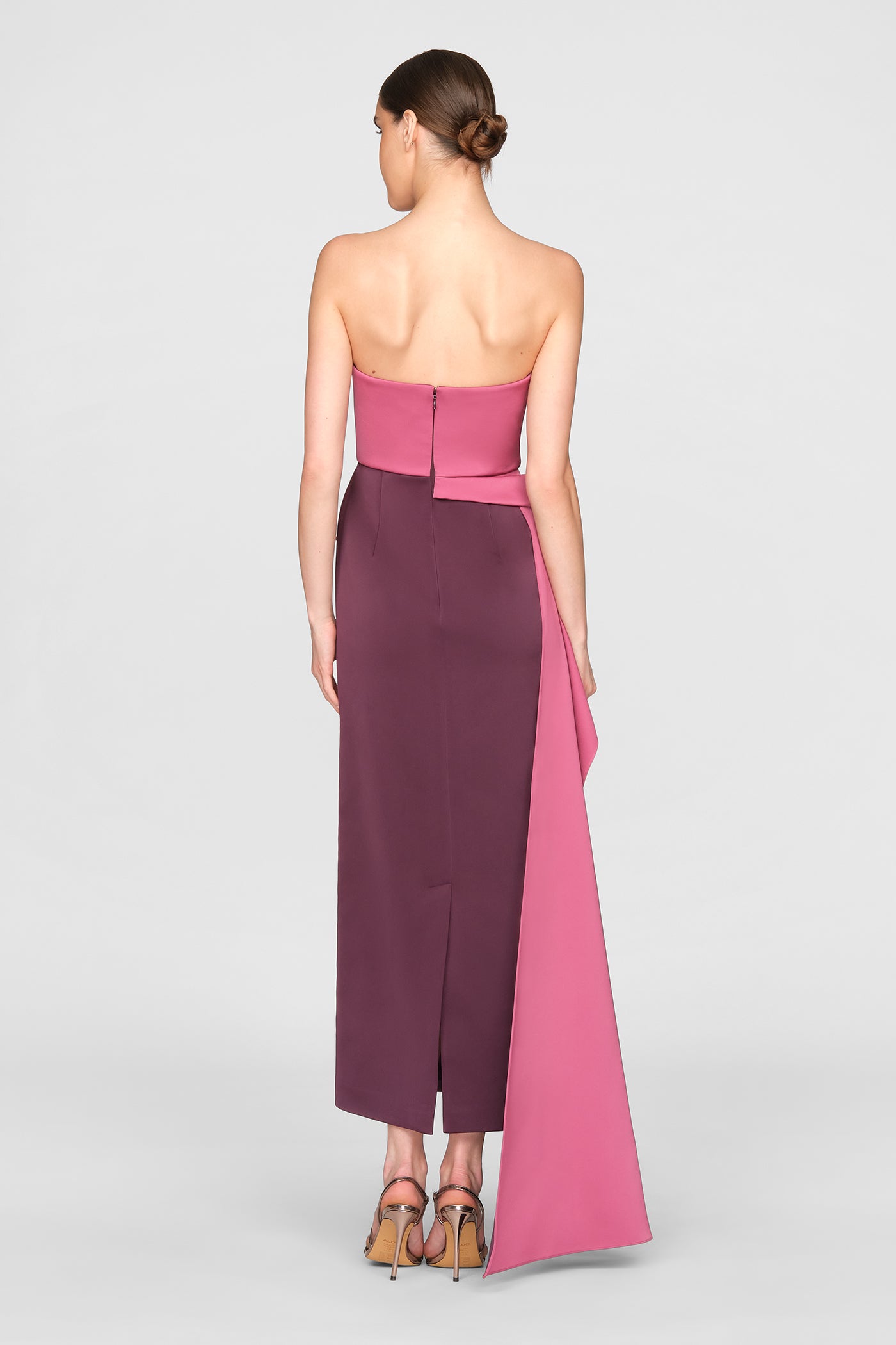 Diane Strapless Two Tone Gown
