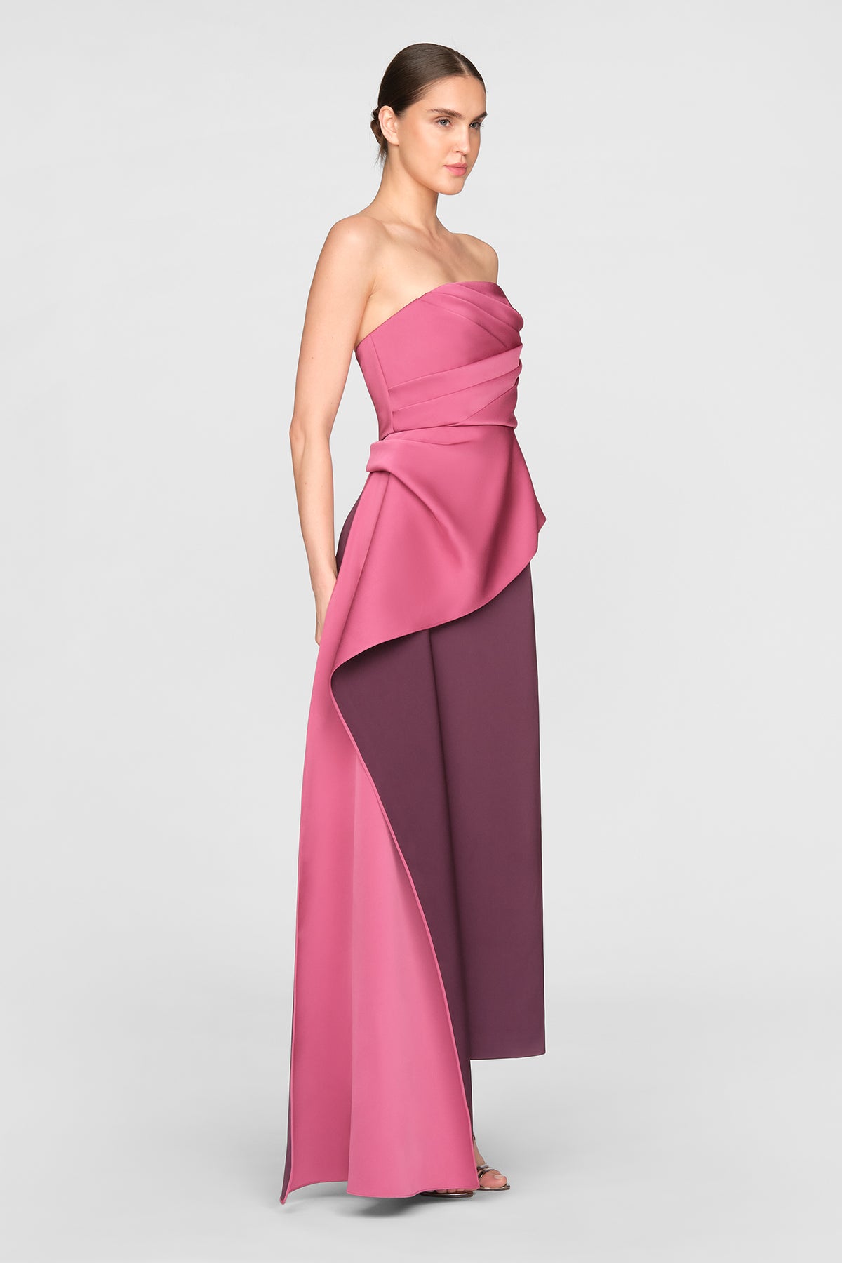 Diane Strapless Two Tone Gown
