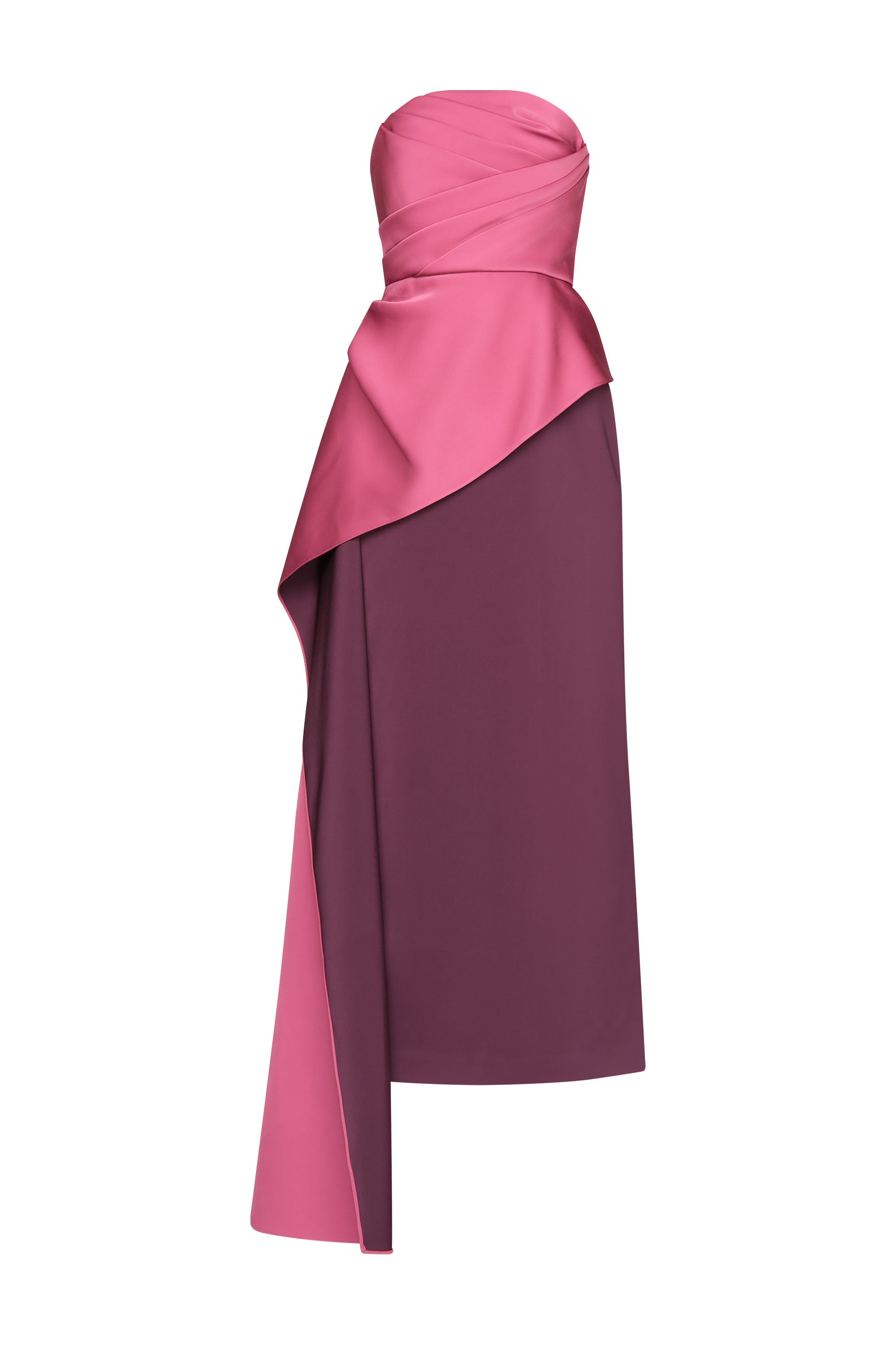 Diane Strapless Two Tone Gown