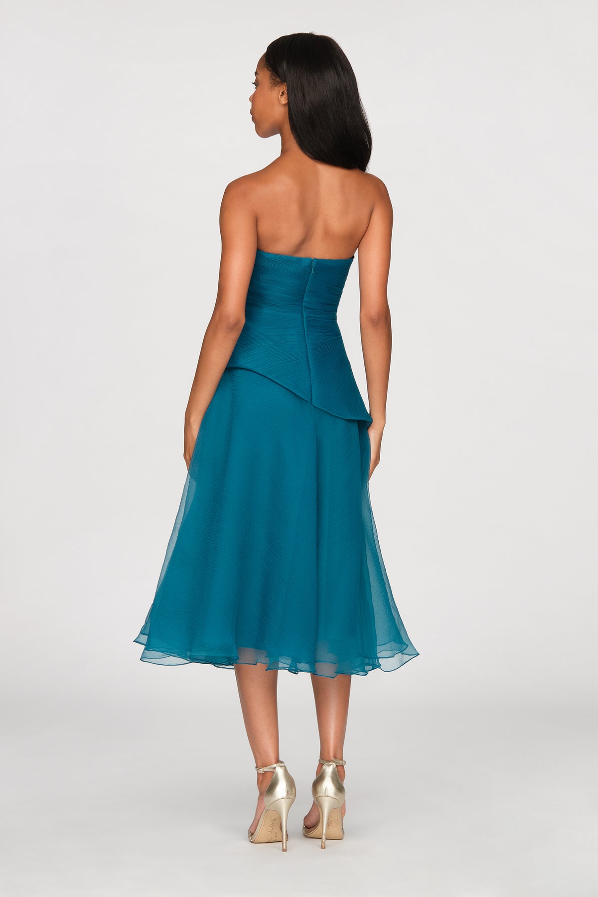 Veda Strapless Midi Dress