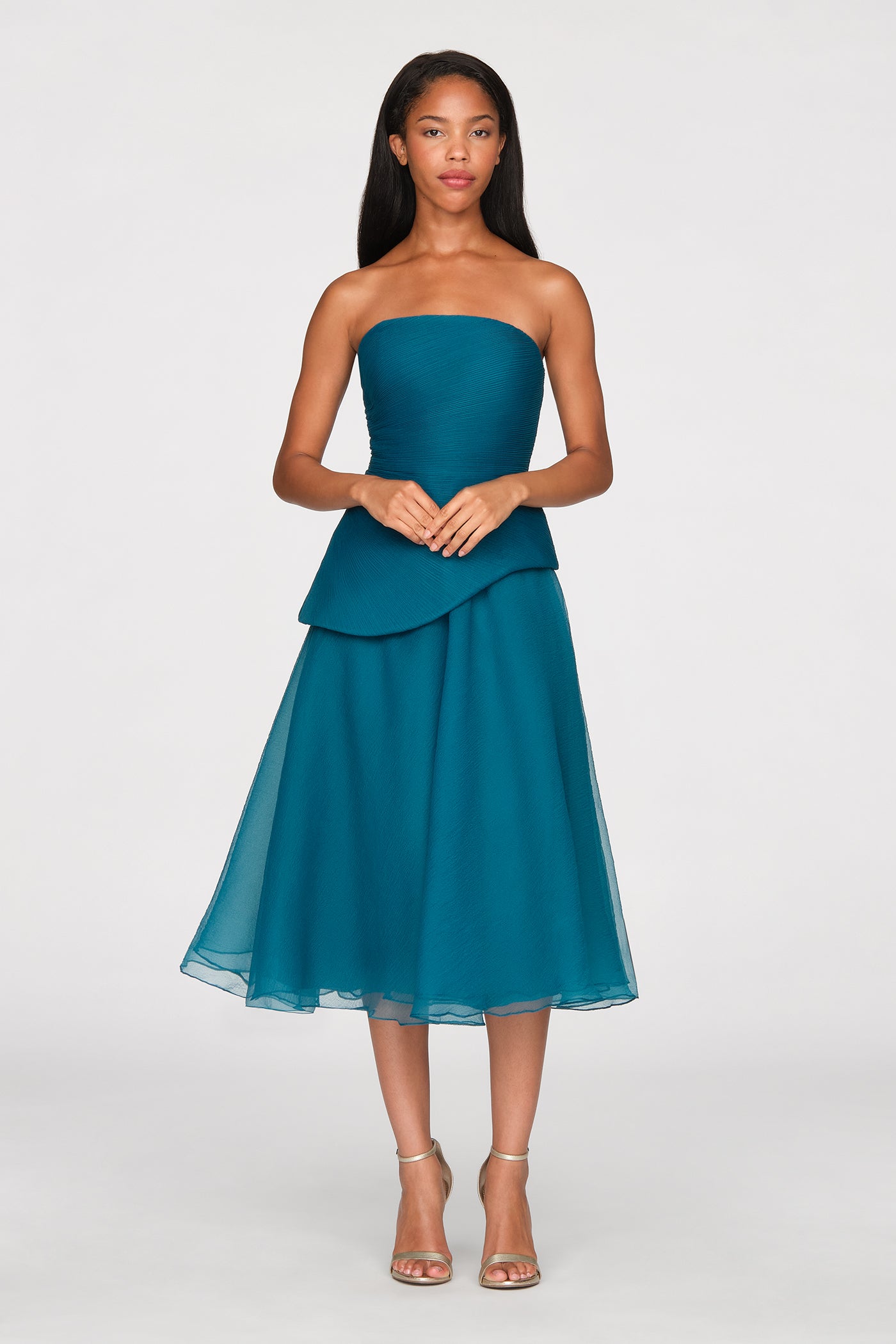 Veda Strapless Midi Dress