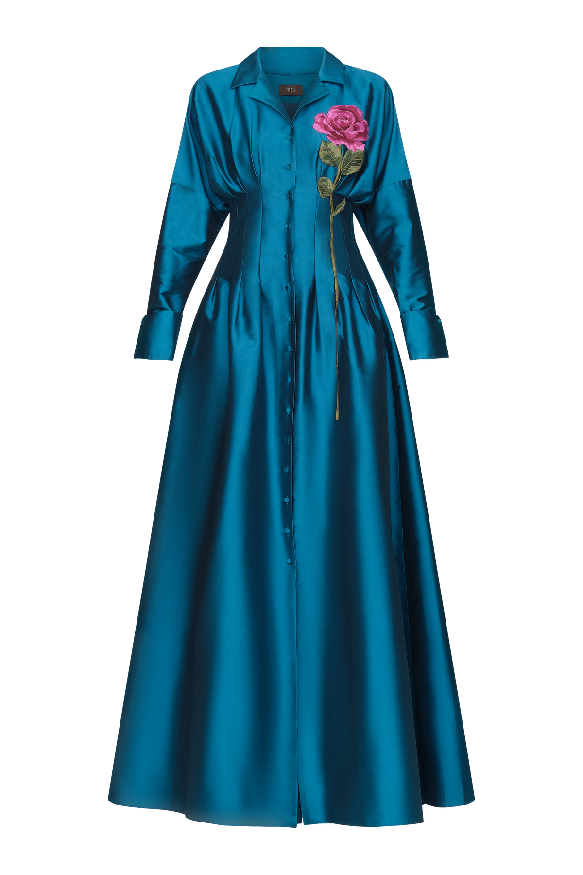 Marlena Taffeta Shirt Dress