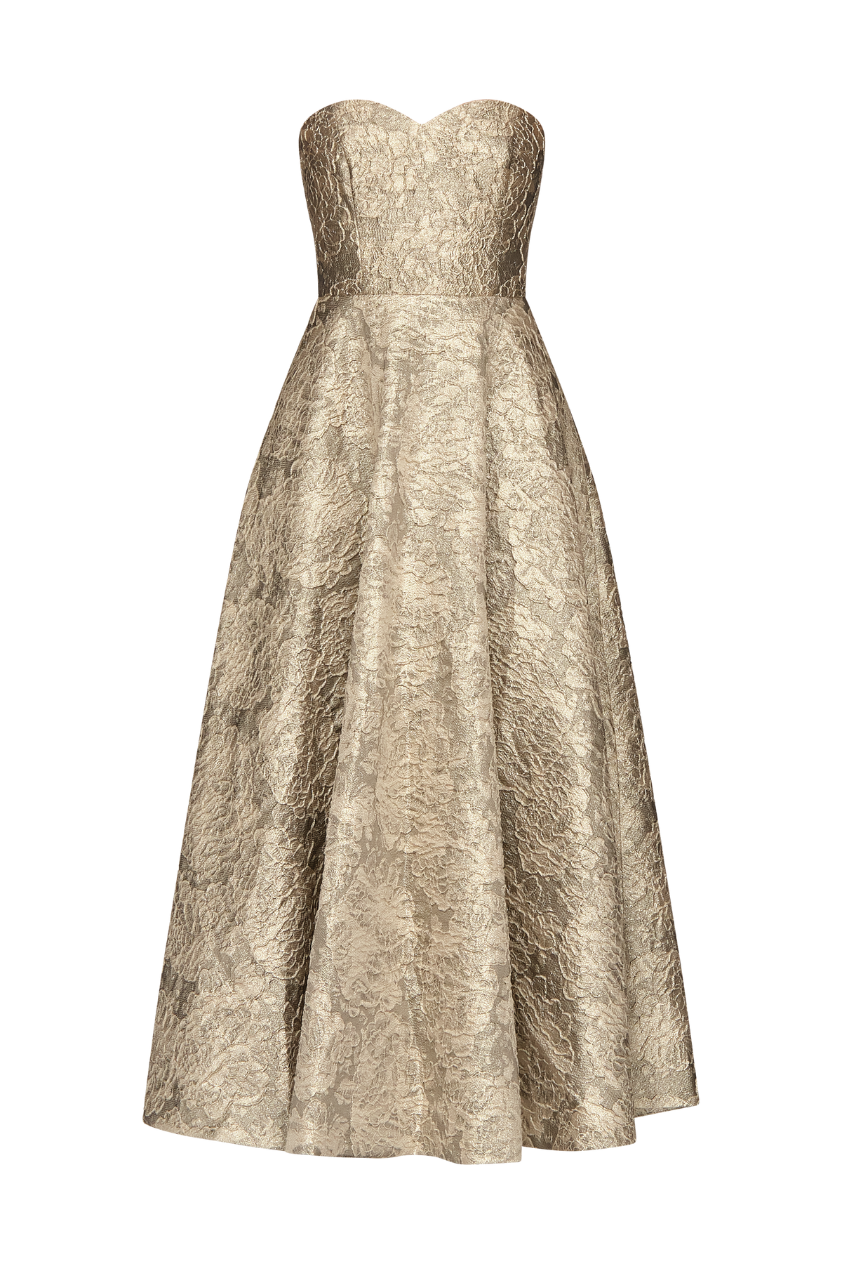 Dakota Metallic Jacquard Gown